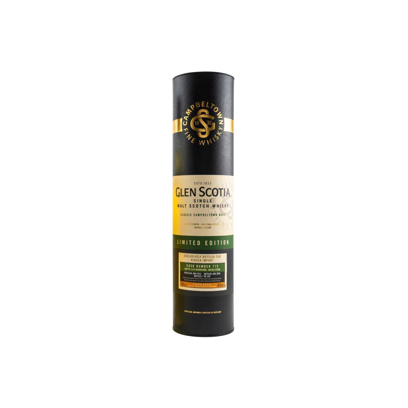Glen Scotia Limited Edition 2012 7 Years Single Malt Whisky 3