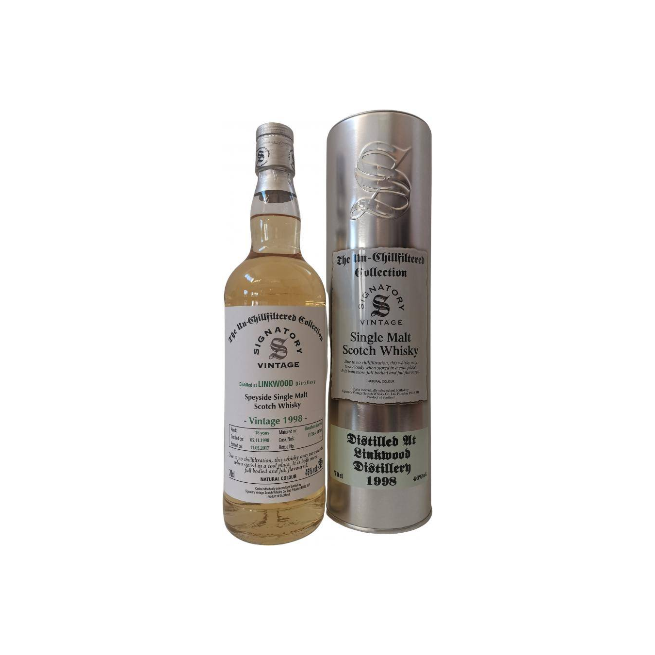 Linkwood The Un-Chillfiltered Collection 1998 18 Years Single Malt Whisky 2