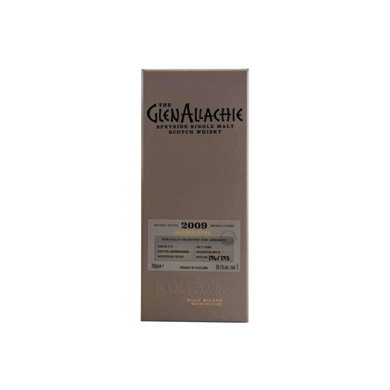 The GlenAllachie Single Cask 2009 11 Years Single Malt Whisky 3