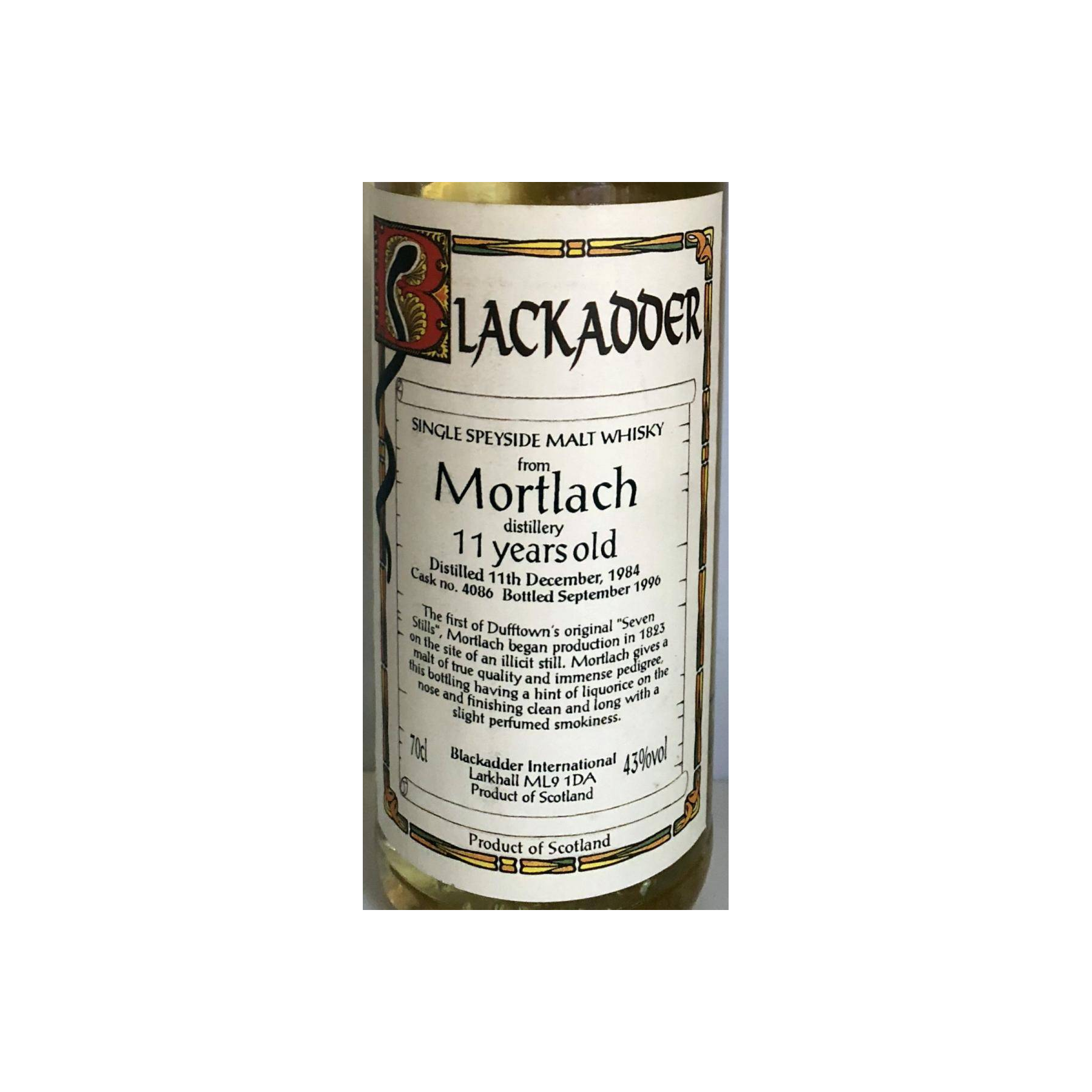 Mortlach 1984 11 Years Single Malt Whisky