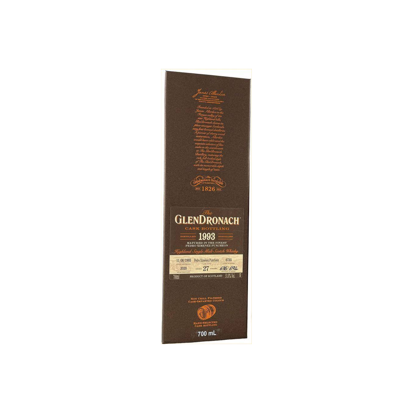 GlenDronach 1993 27 Years Single Malt Whisky 3