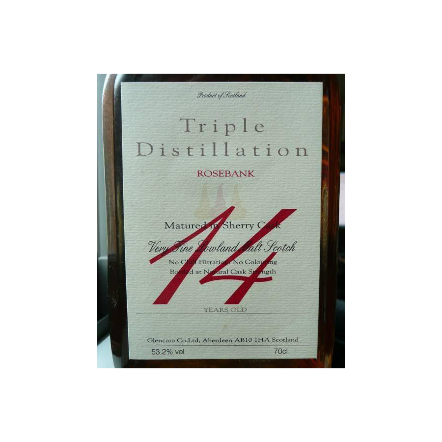 Rosebank 14 Years Single Malt Whisky