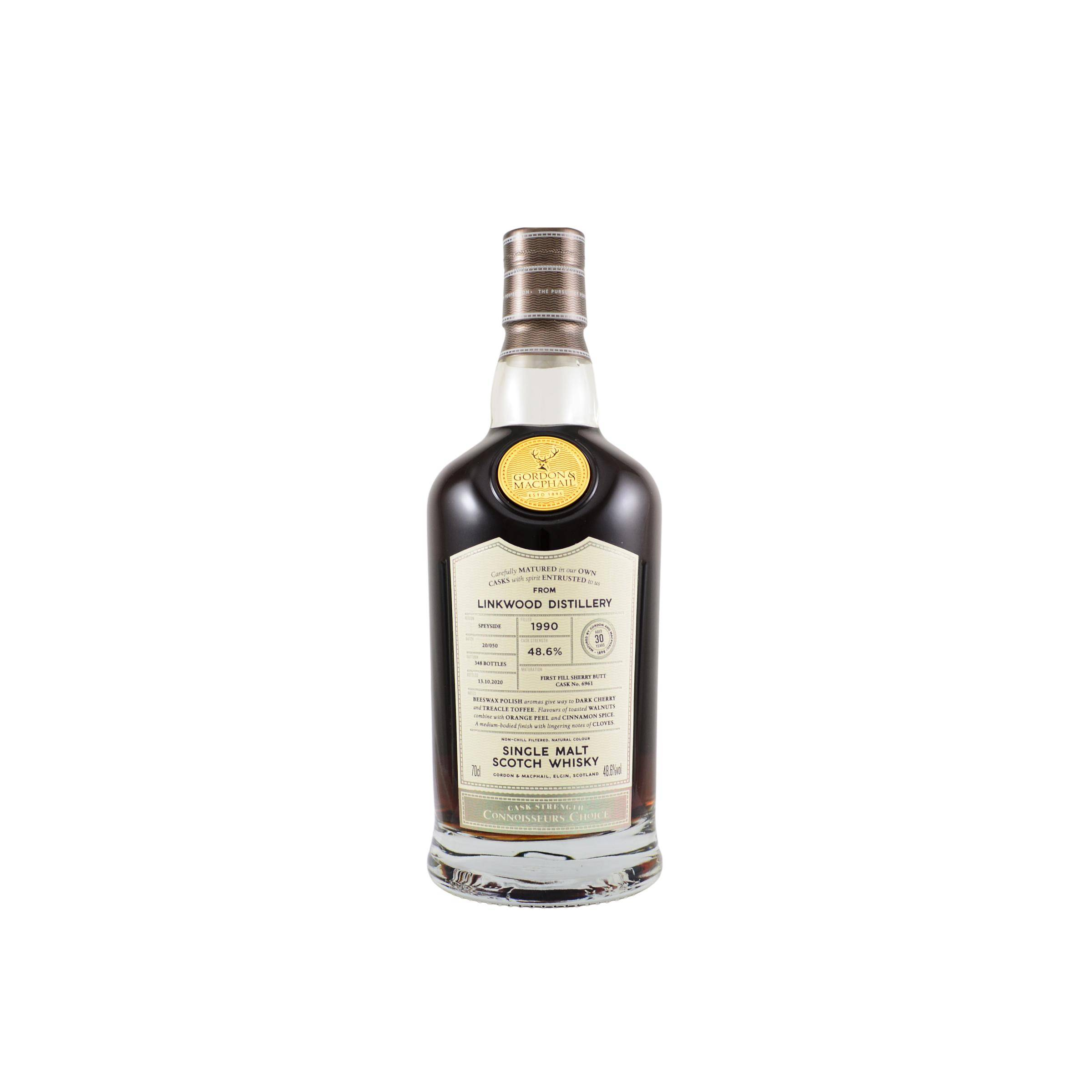 Linkwood Connoisseurs Choice - Cask Strength 1990 30 Years Single Malt Whisky