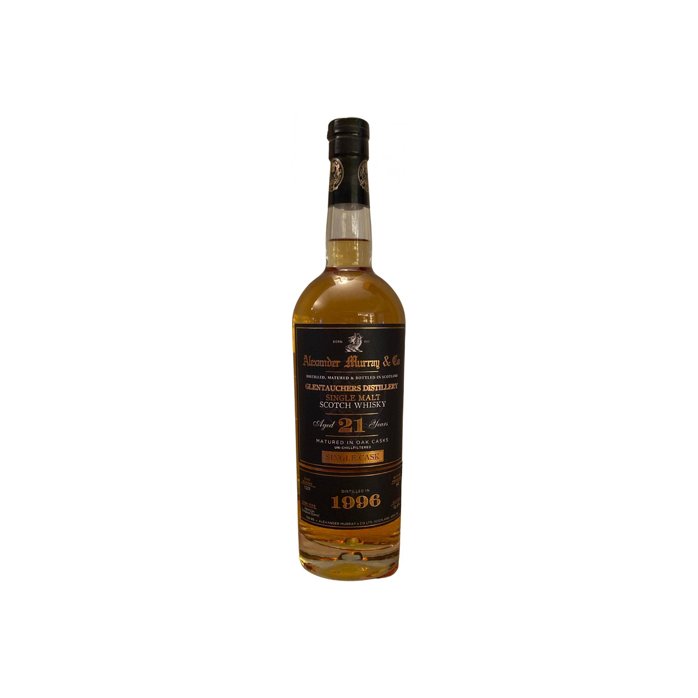 Glentauchers Single Cask 1996 21 Years Single Malt Whisky