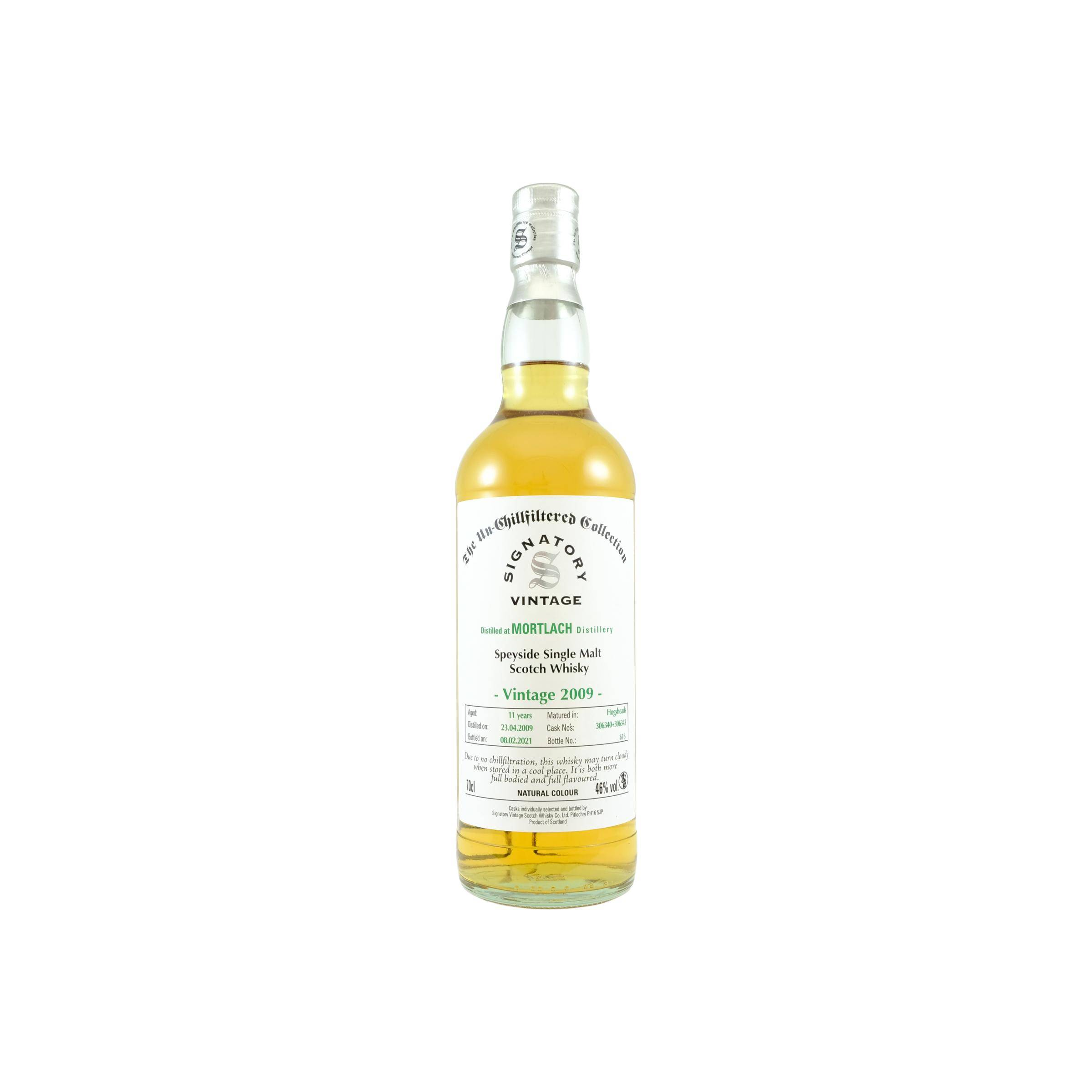 Mortlach The Un-Chillfiltered Collection 2009 11 Years Single Malt Whisky