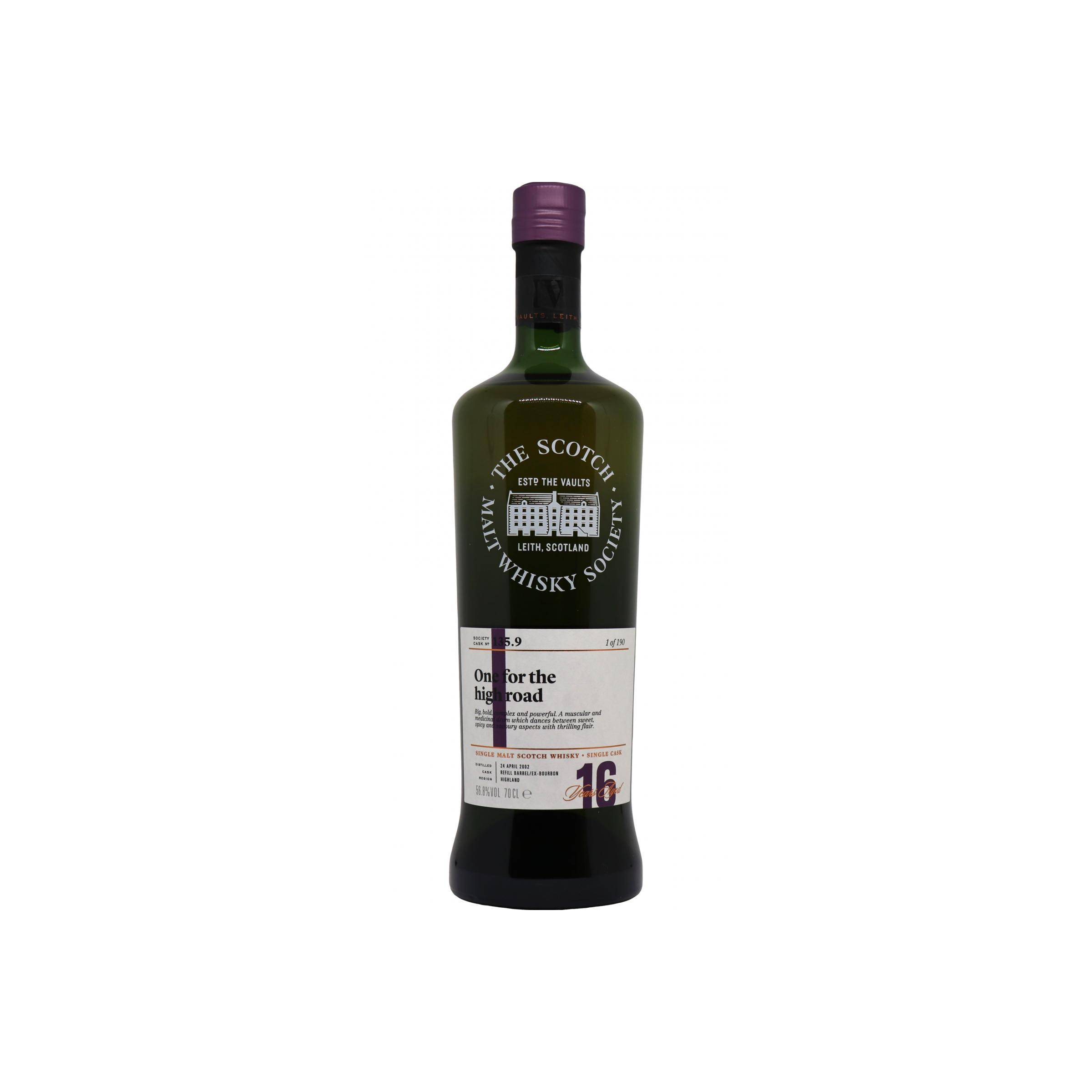 The Scotch Malt Whisky Society 2002 16 Years Single Malt Whisky
