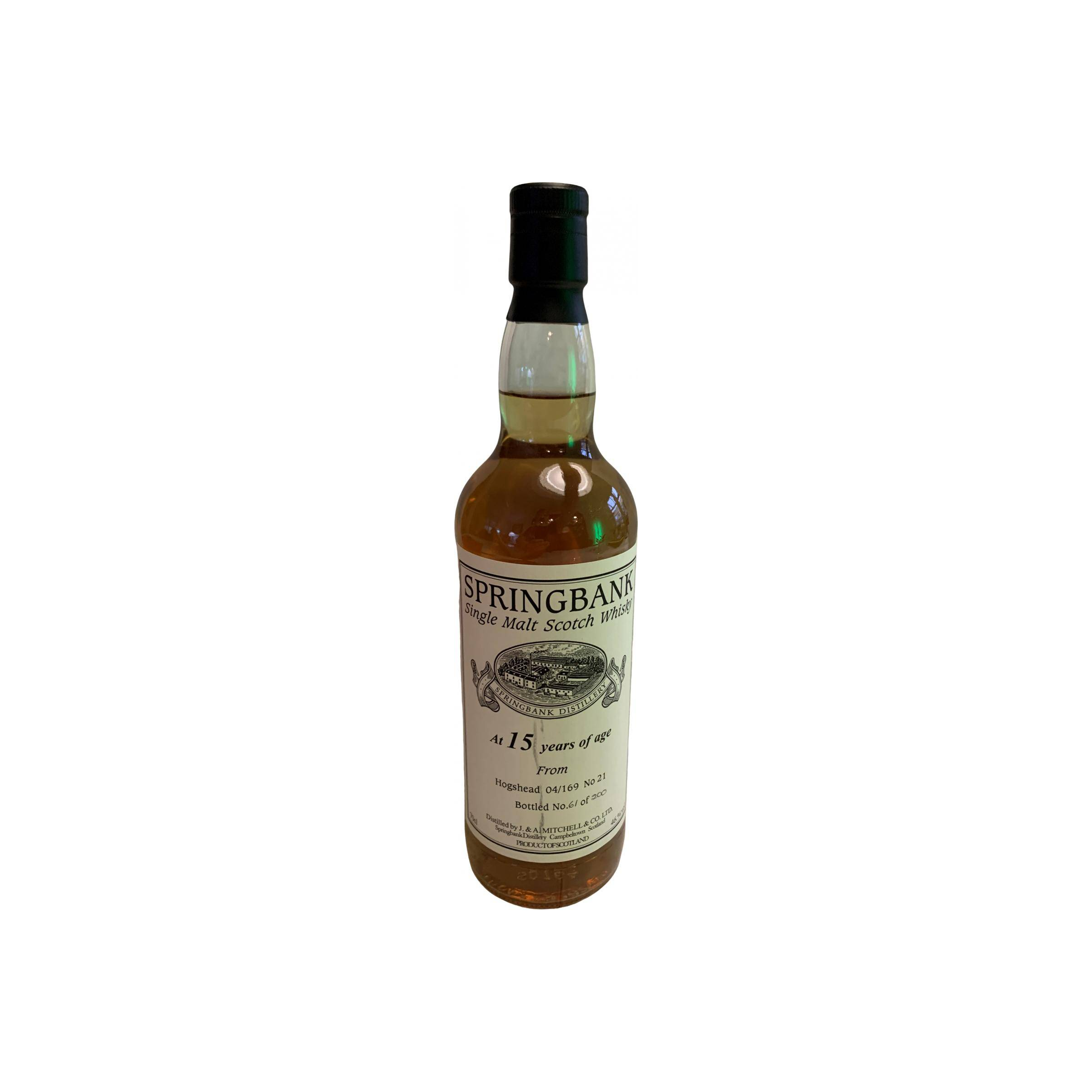 Springbank Private Bottling 15 Years Single Malt Whisky