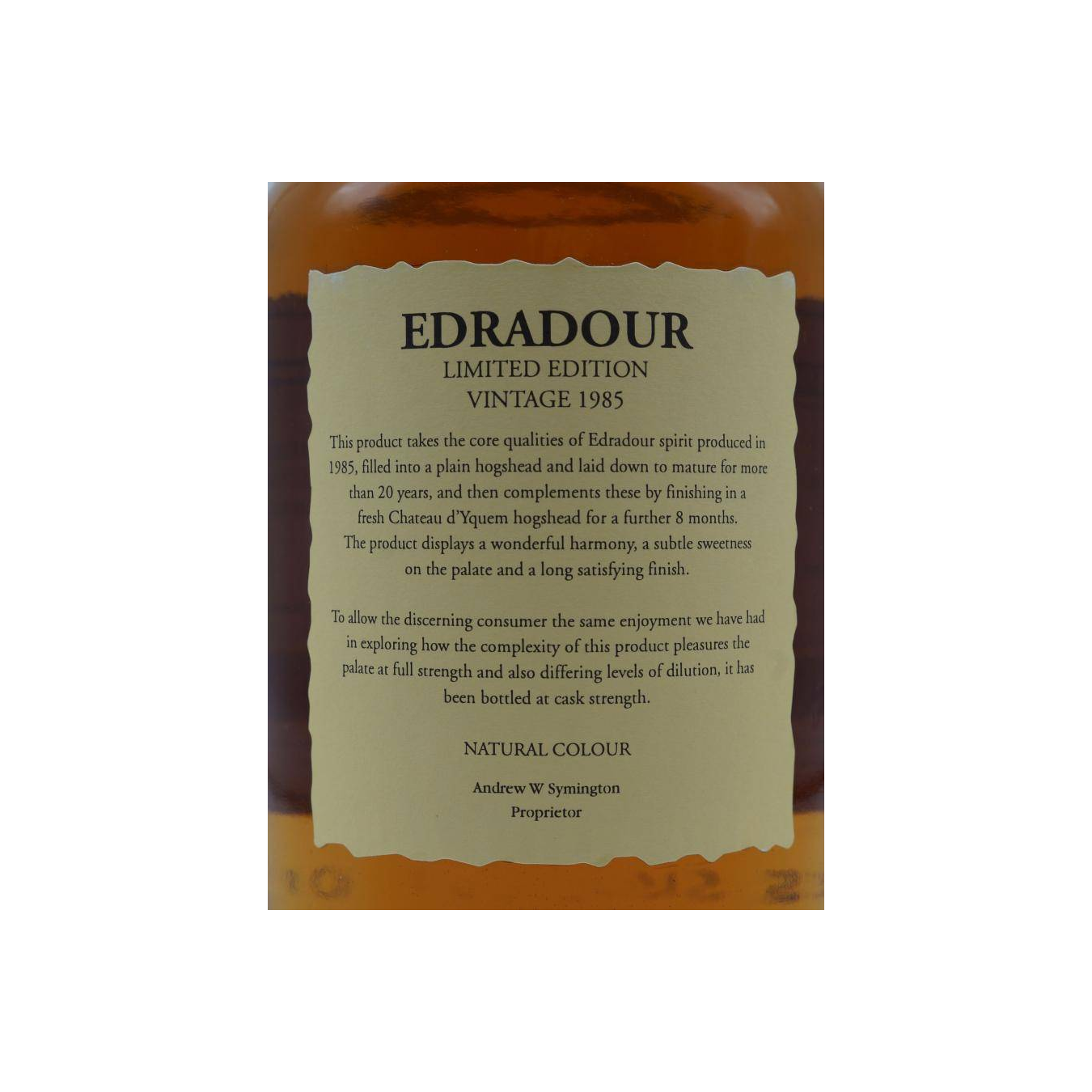Edradour 1985 21 Years Single Malt Whisky 2