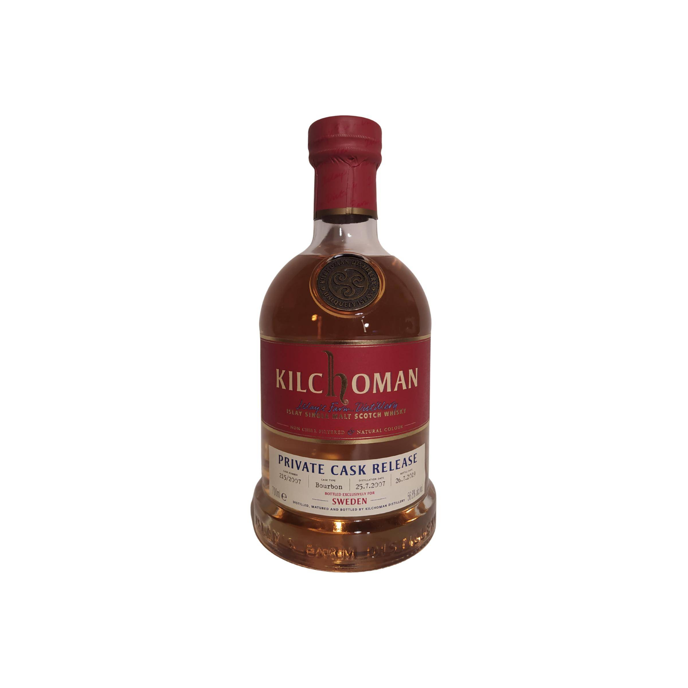Kilchoman 2007 12 Years Single Malt Whisky