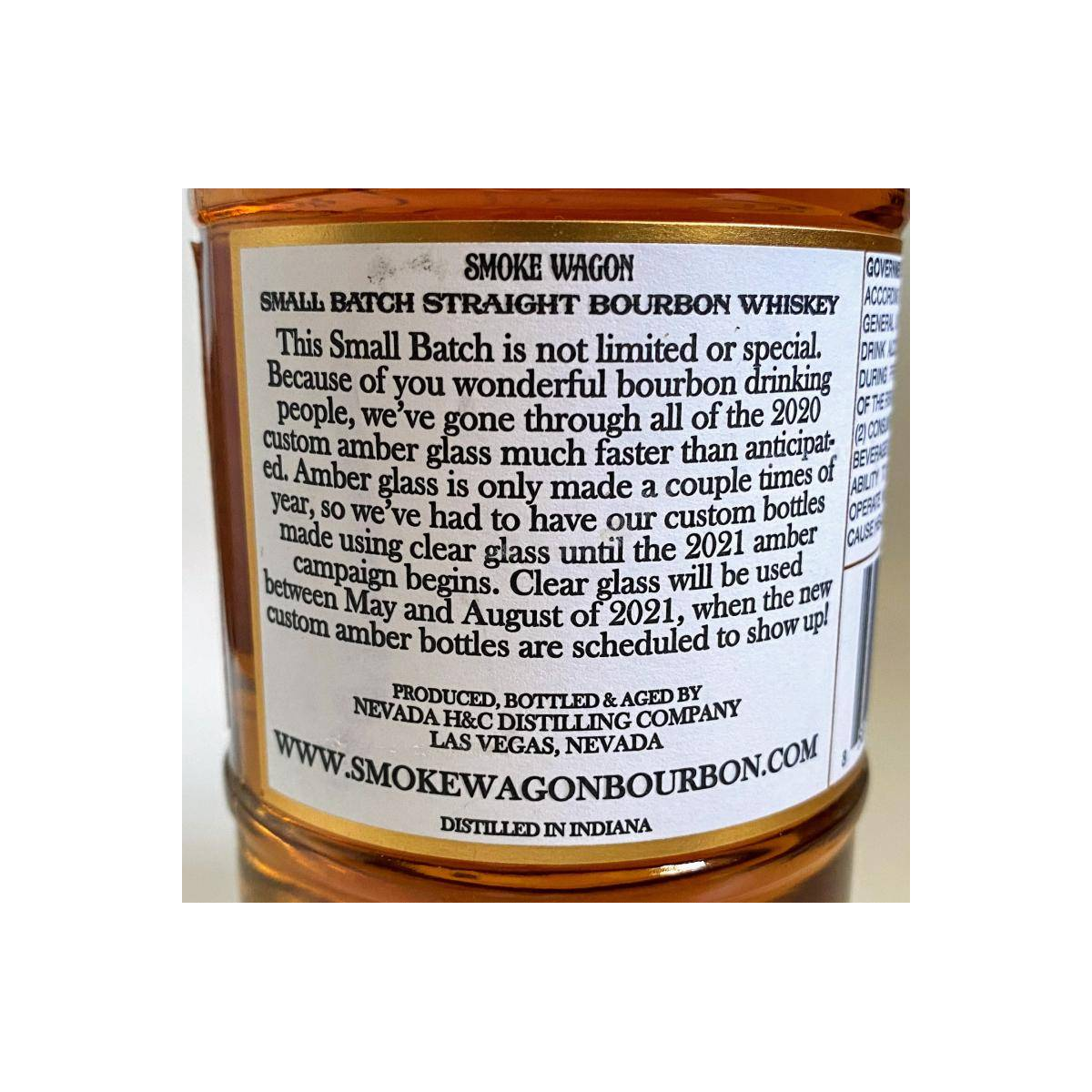 Smoke Wagon Straight Bourbon Whiskey 3
