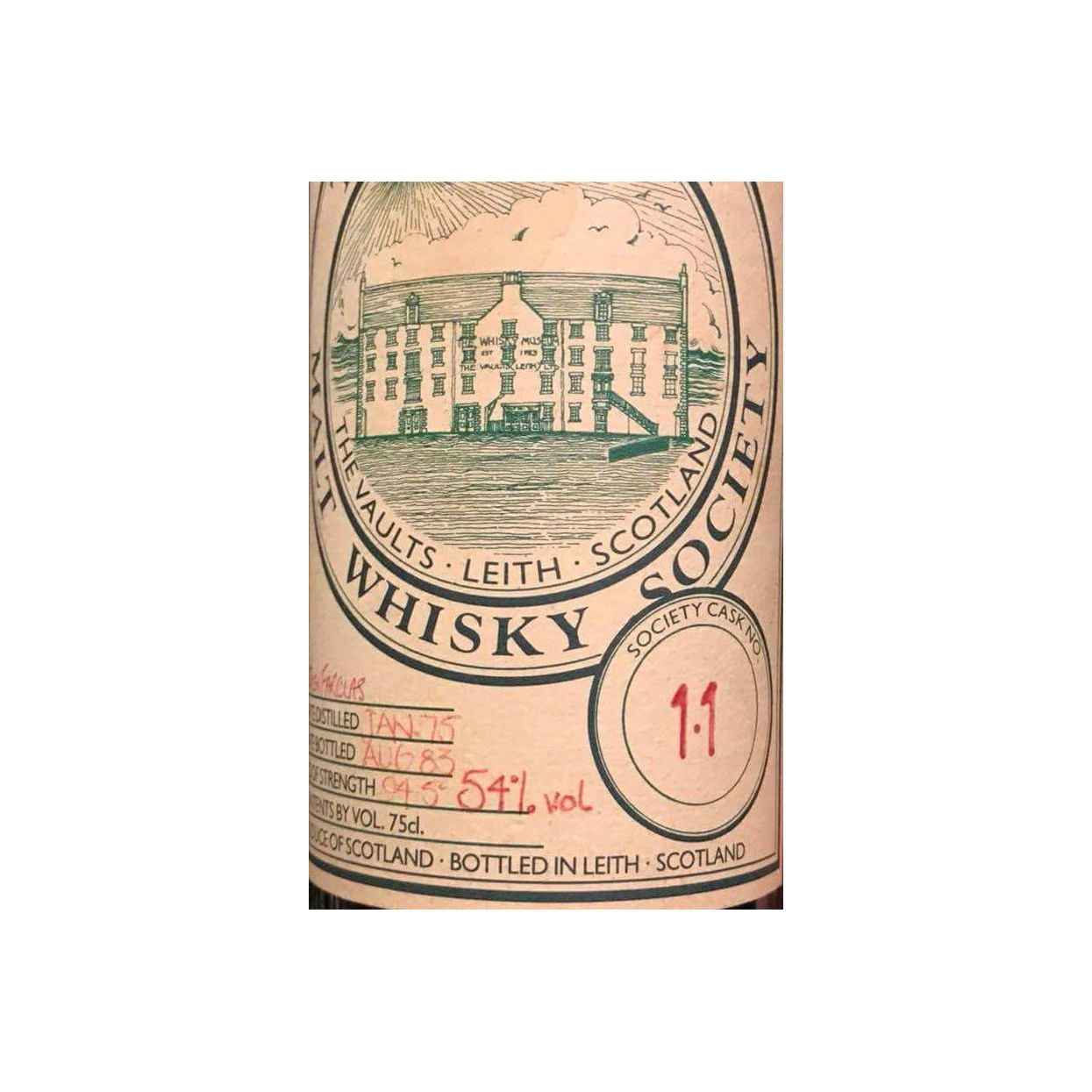 The Scotch Malt Whisky Society 1975 8 Years Single Malt Whisky