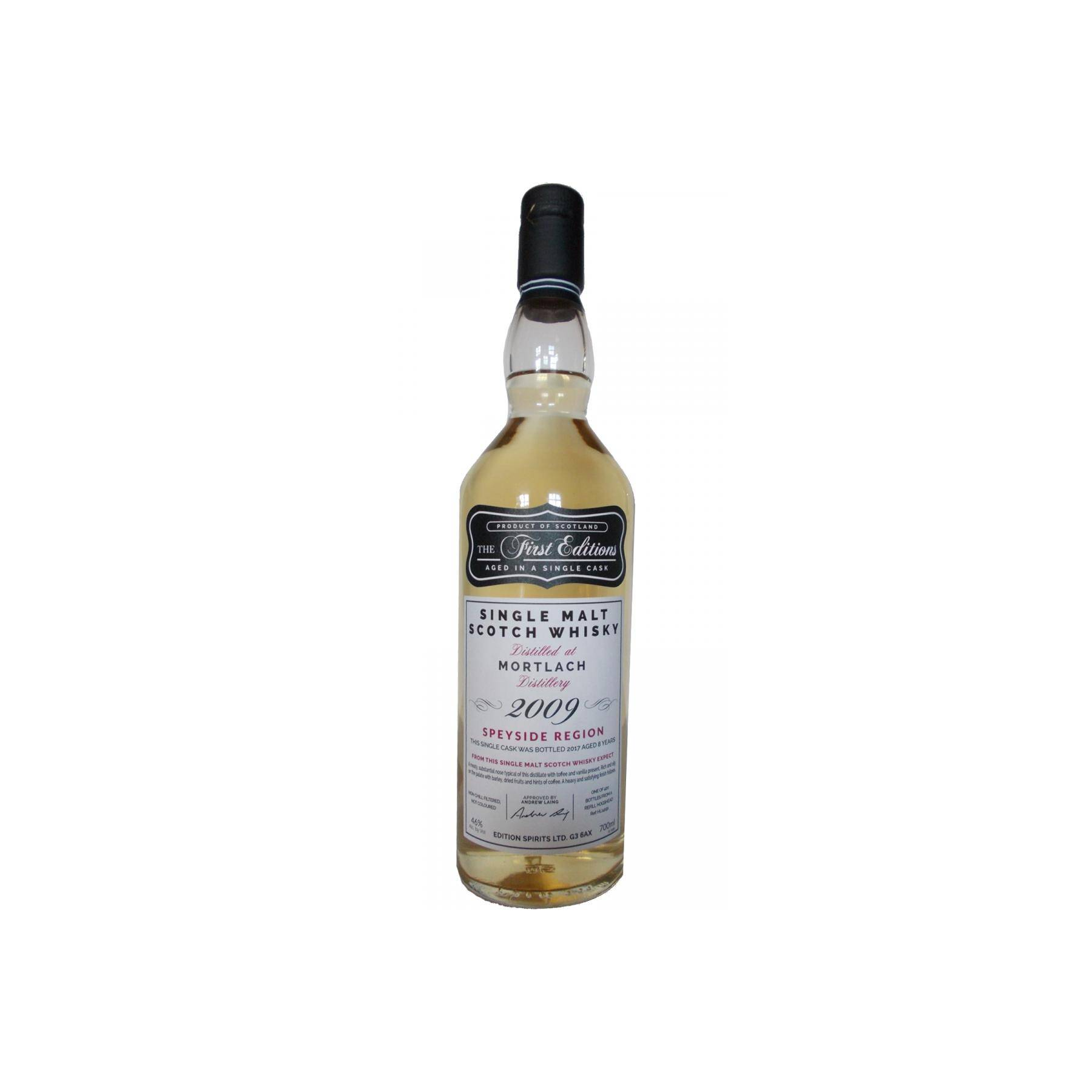 Mortlach The First Editions 2009 8 Years Single Malt Whisky