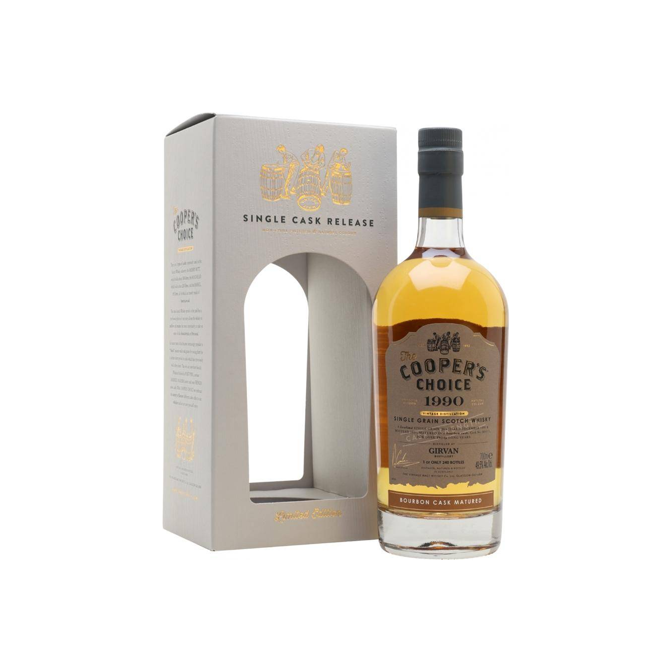 Girvan The Cooper's Choice 1990 30 Years Single Grain Whisky 3