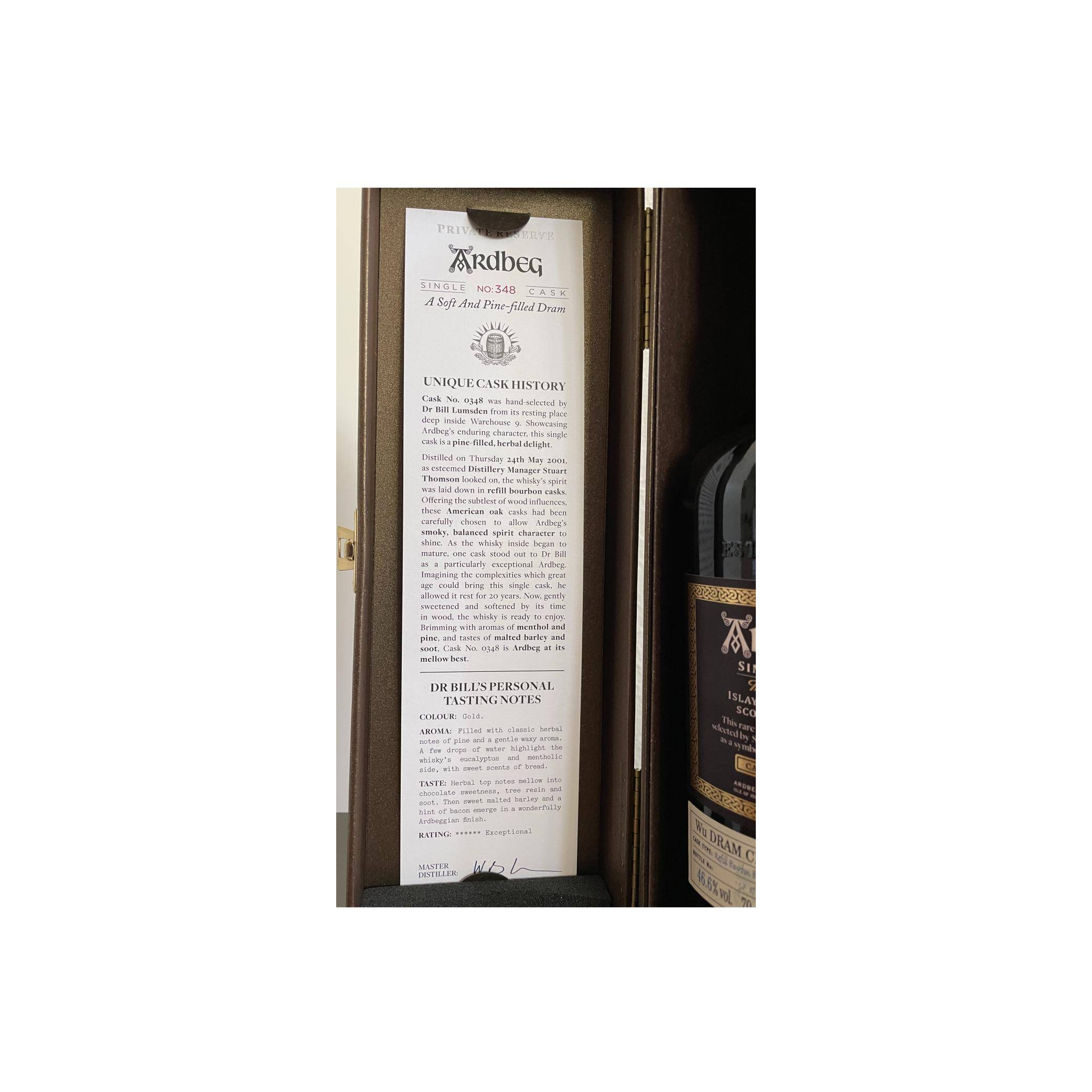 Ardbeg 2001 20 Years Single Malt Whisky 3