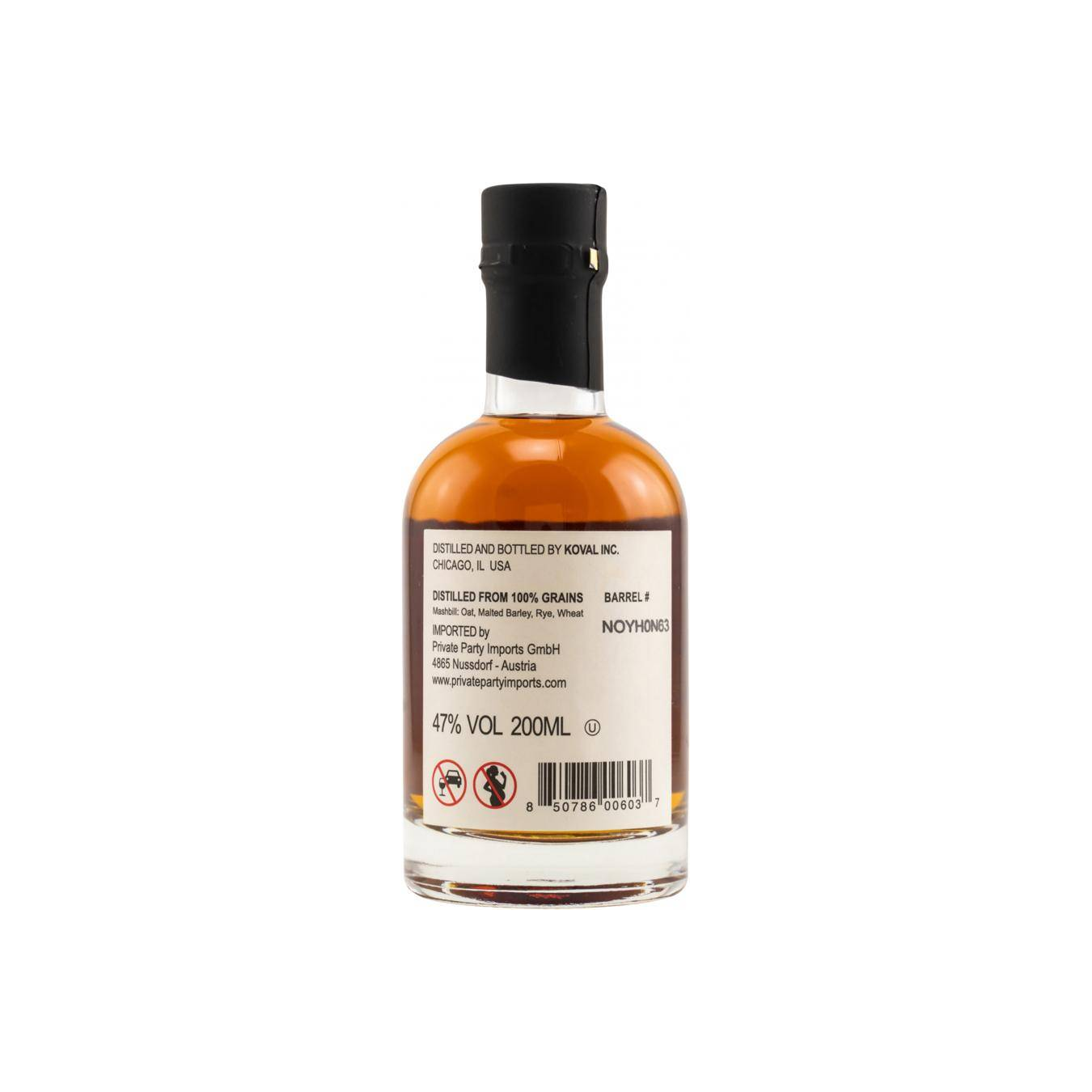 KOVAL Single Cask Single Grain Whisky 3