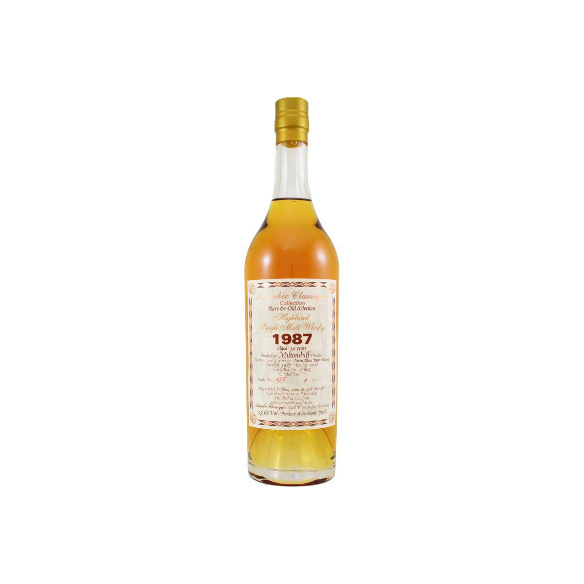 Miltonduff 1987 30 Years Single Malt Whisky