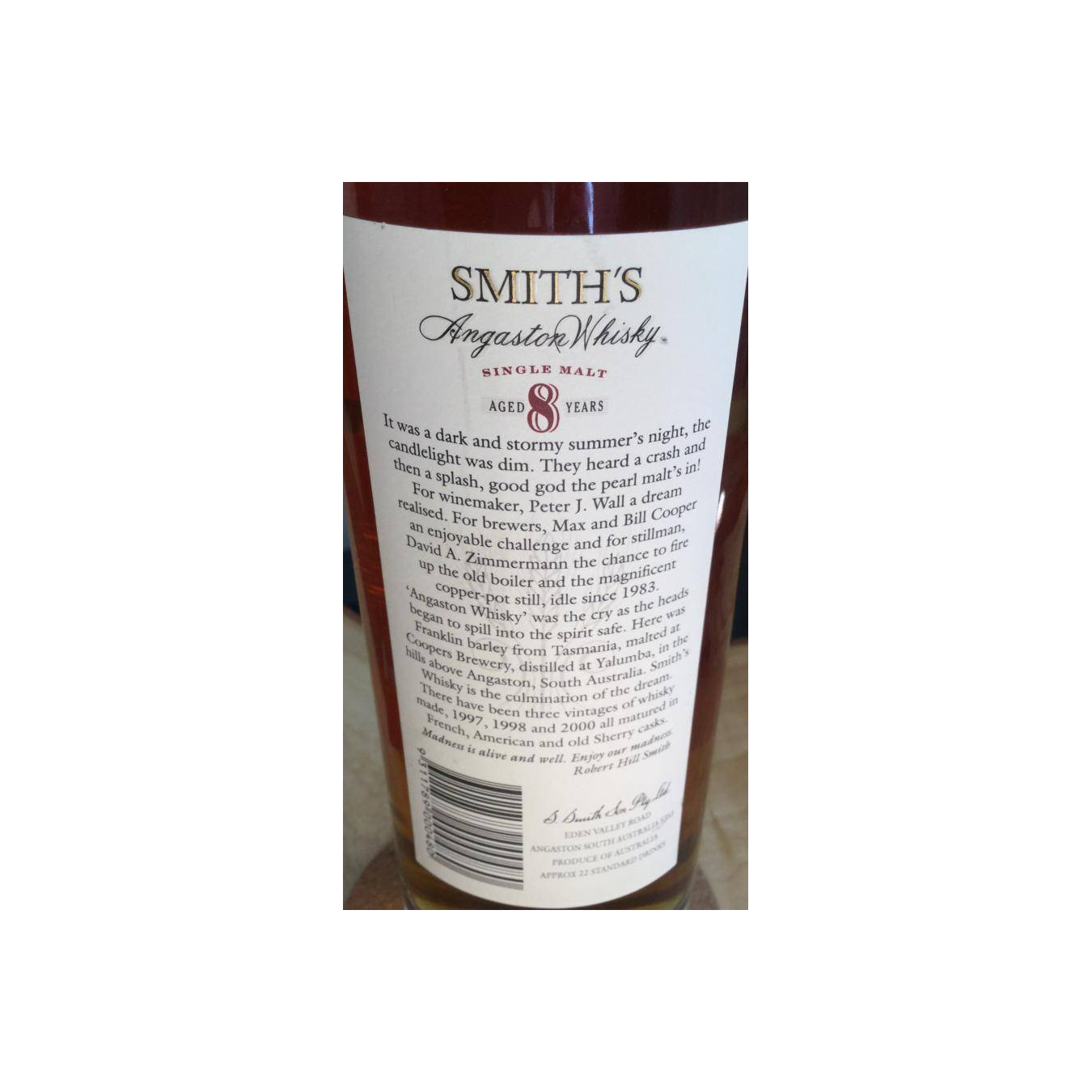 Smith's Angaston Whisky 1998 2