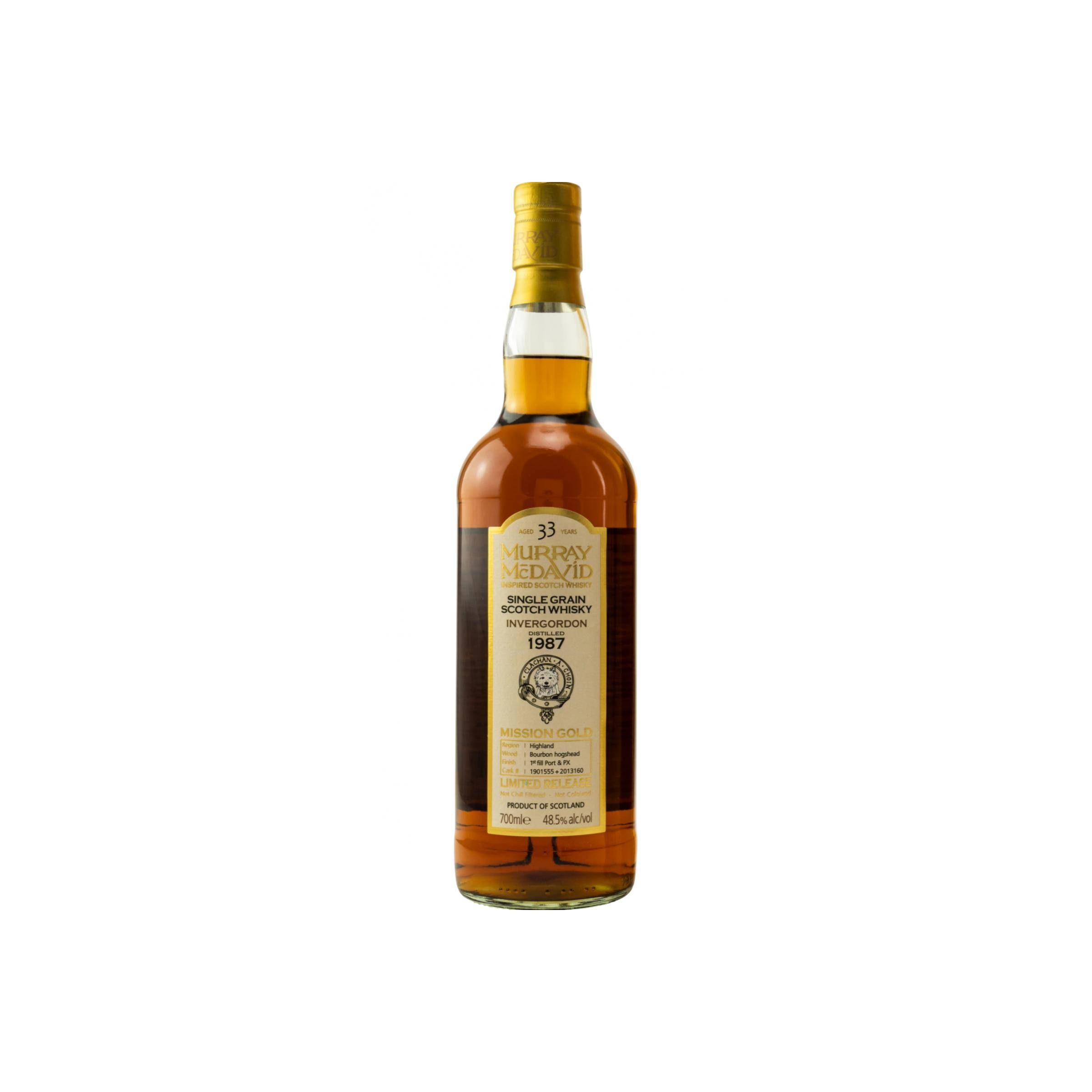 Invergordon 1987 33 Years Single Grain Whisky