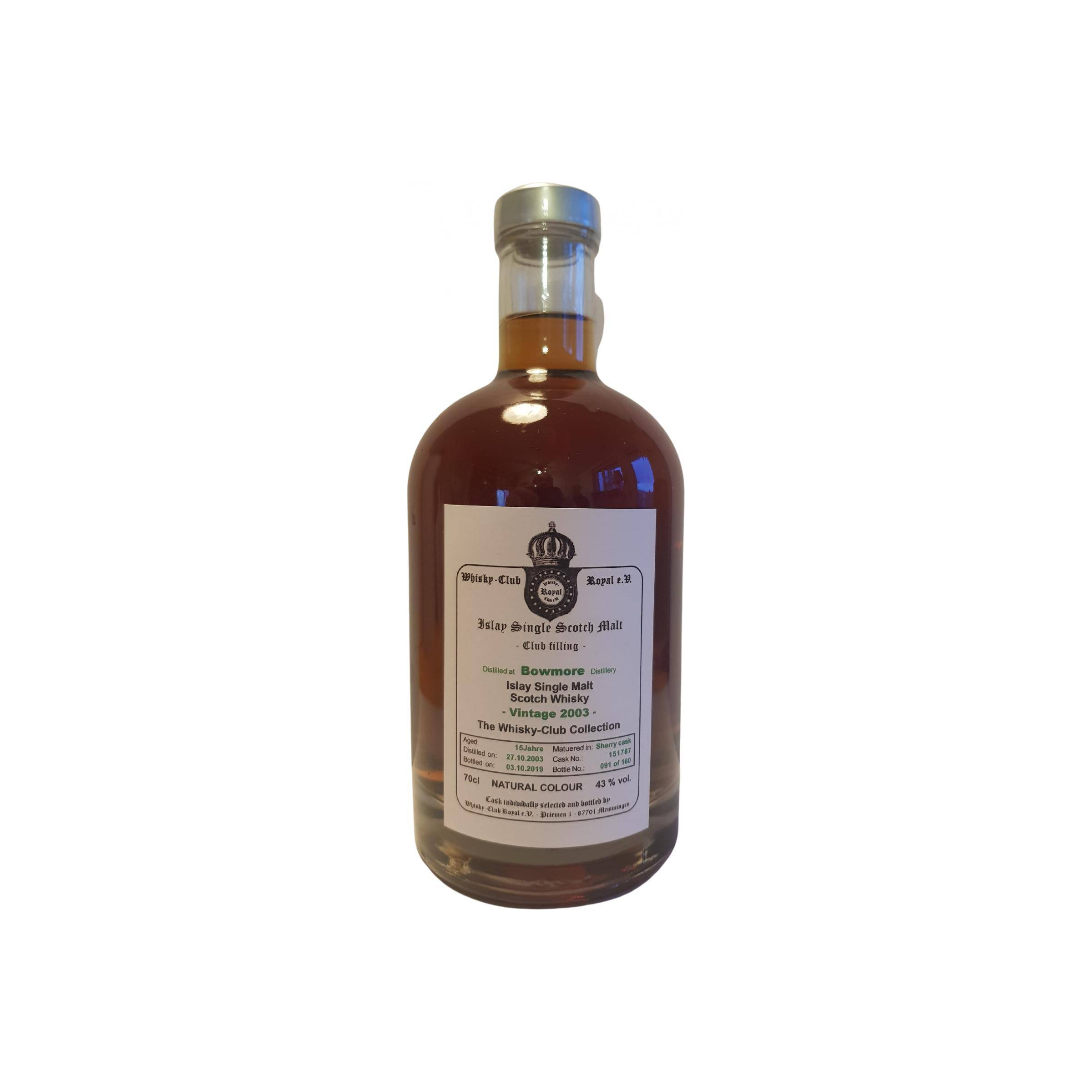 Bowmore 2003 15 Years Single Malt Whisky