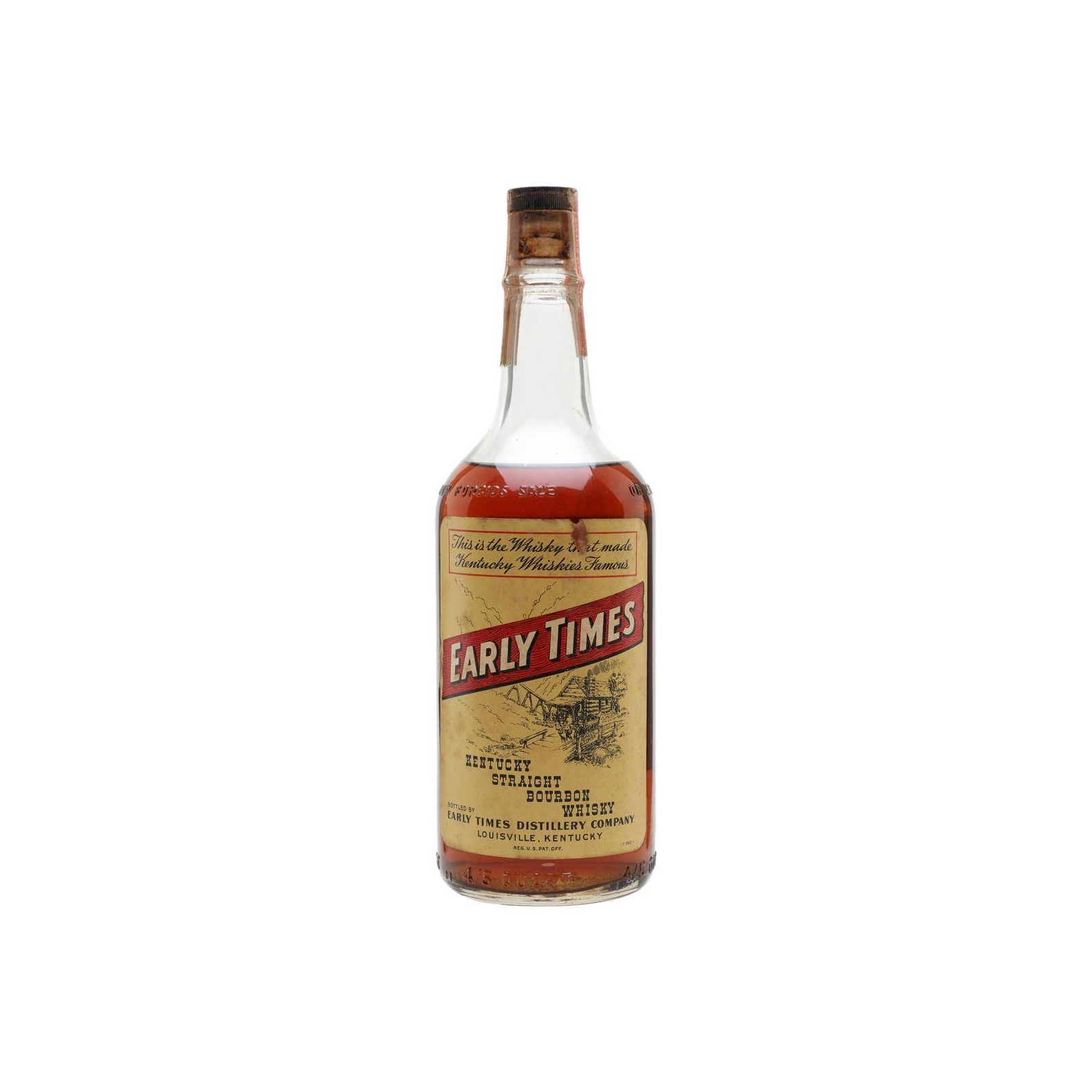 Early Times Kentucky Straight Bourbon Whiskey 4 Years Bourbon Whisky