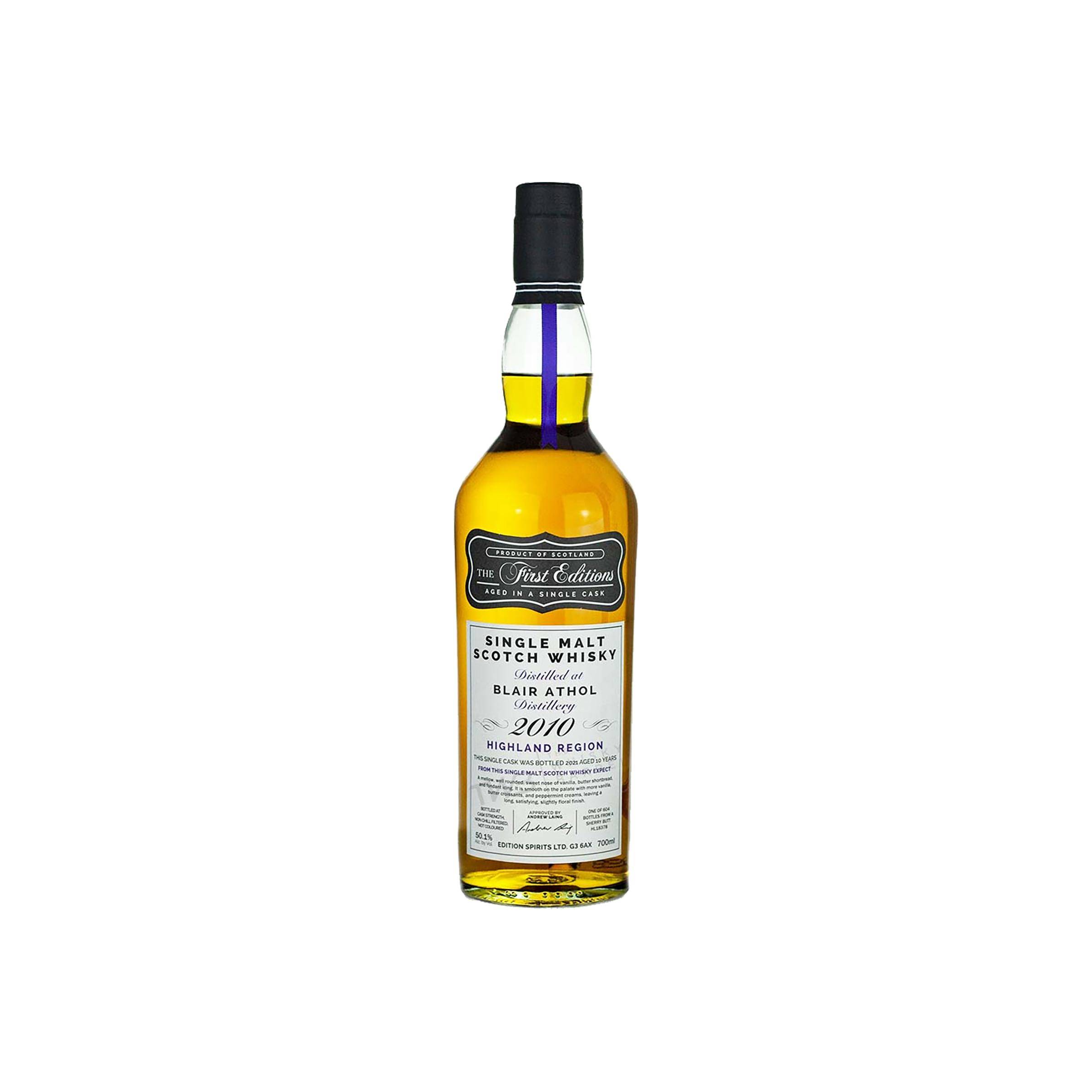 Blair Athol The First Editions 2010 10 Years Single Malt Whisky