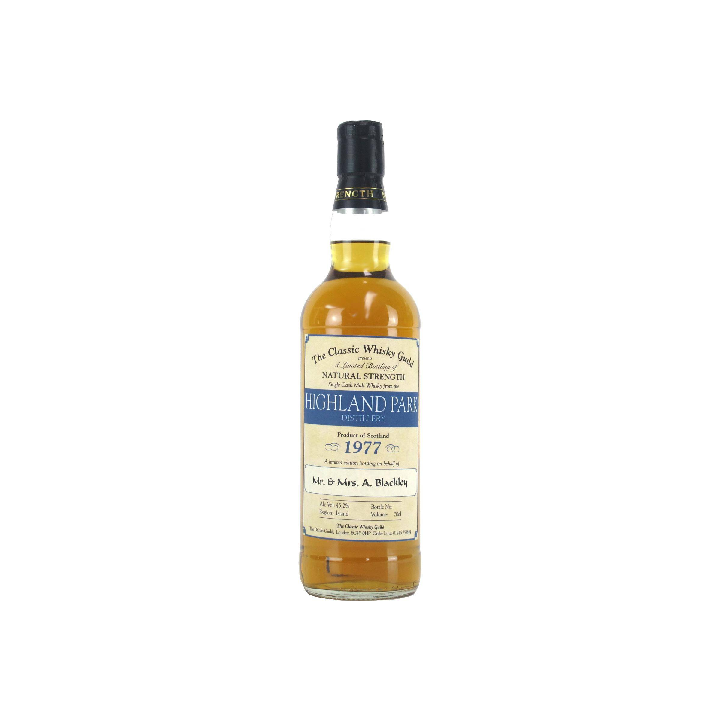 Highland Park 1977 Single Malt Whisky