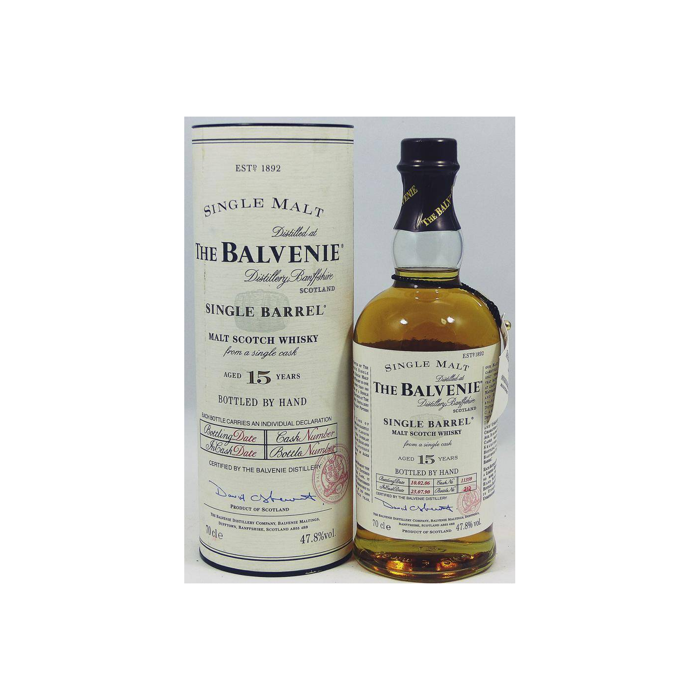 The Balvenie Single Cask 1990 15 Years Single Malt Whisky