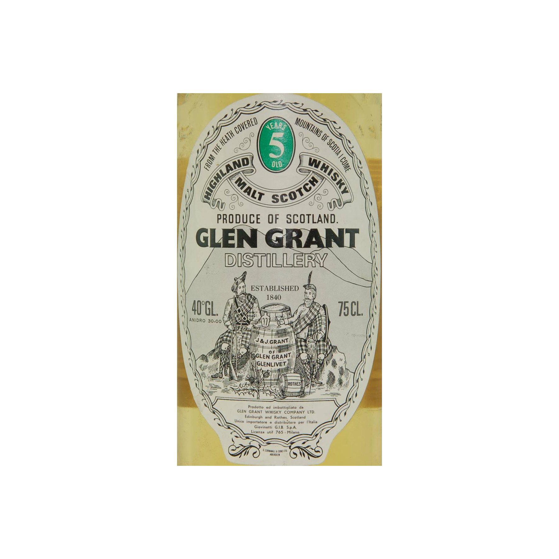 Glen Grant 1971 5 Years Single Malt Whisky 2