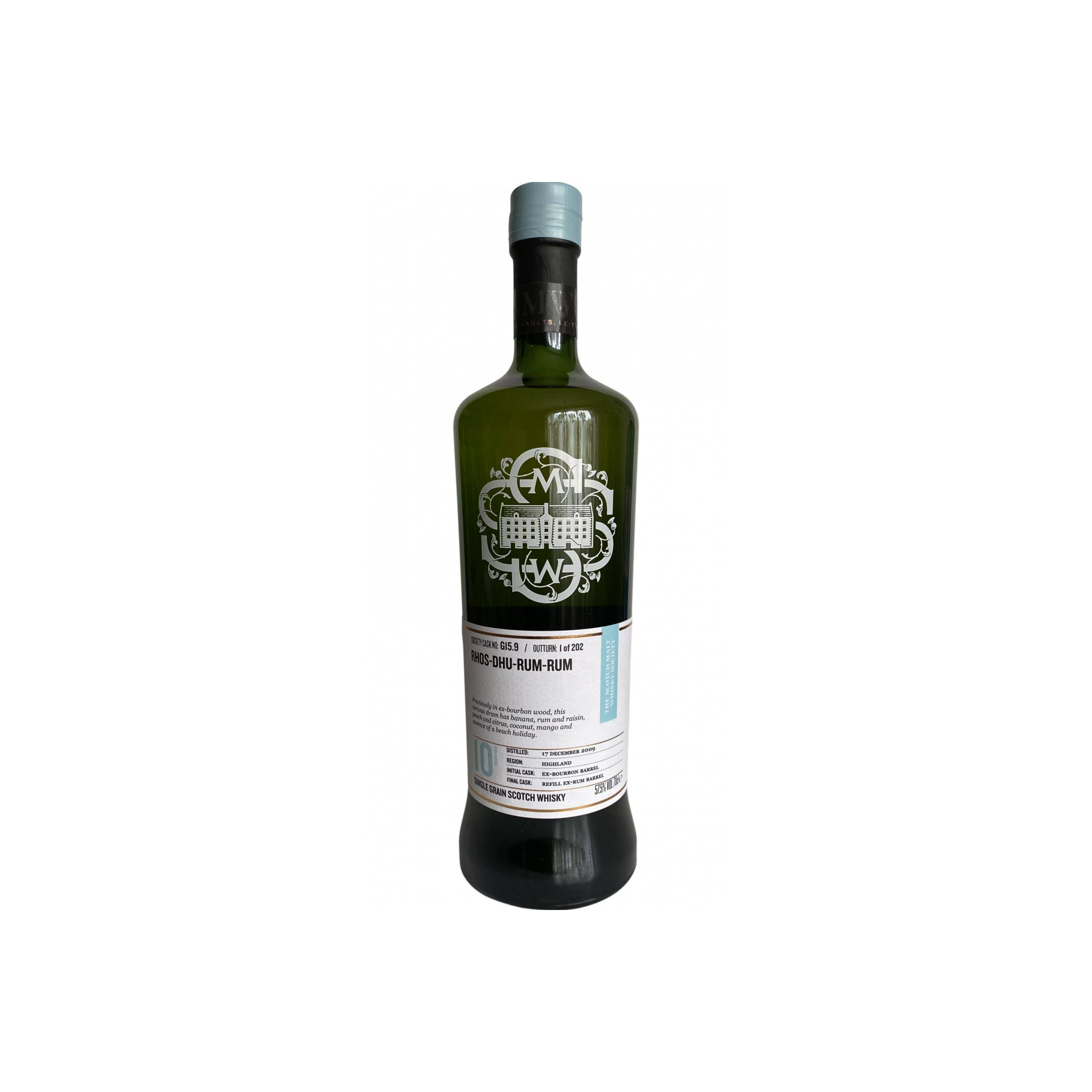 The Scotch Malt Whisky Society 2009 10 Years Single Grain Whisky