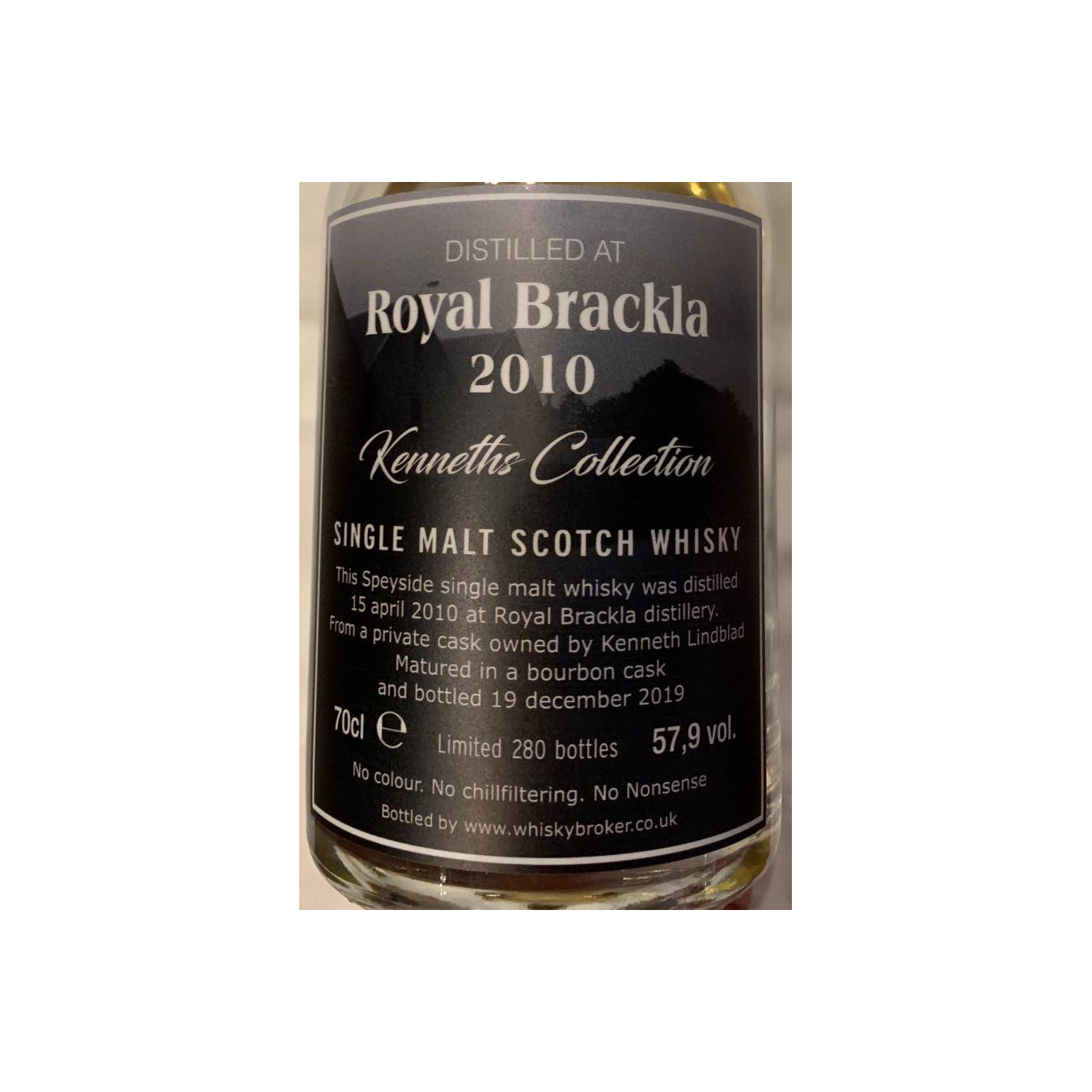 Royal Brackla Private Bottling 2010 9 Years Single Malt Whisky