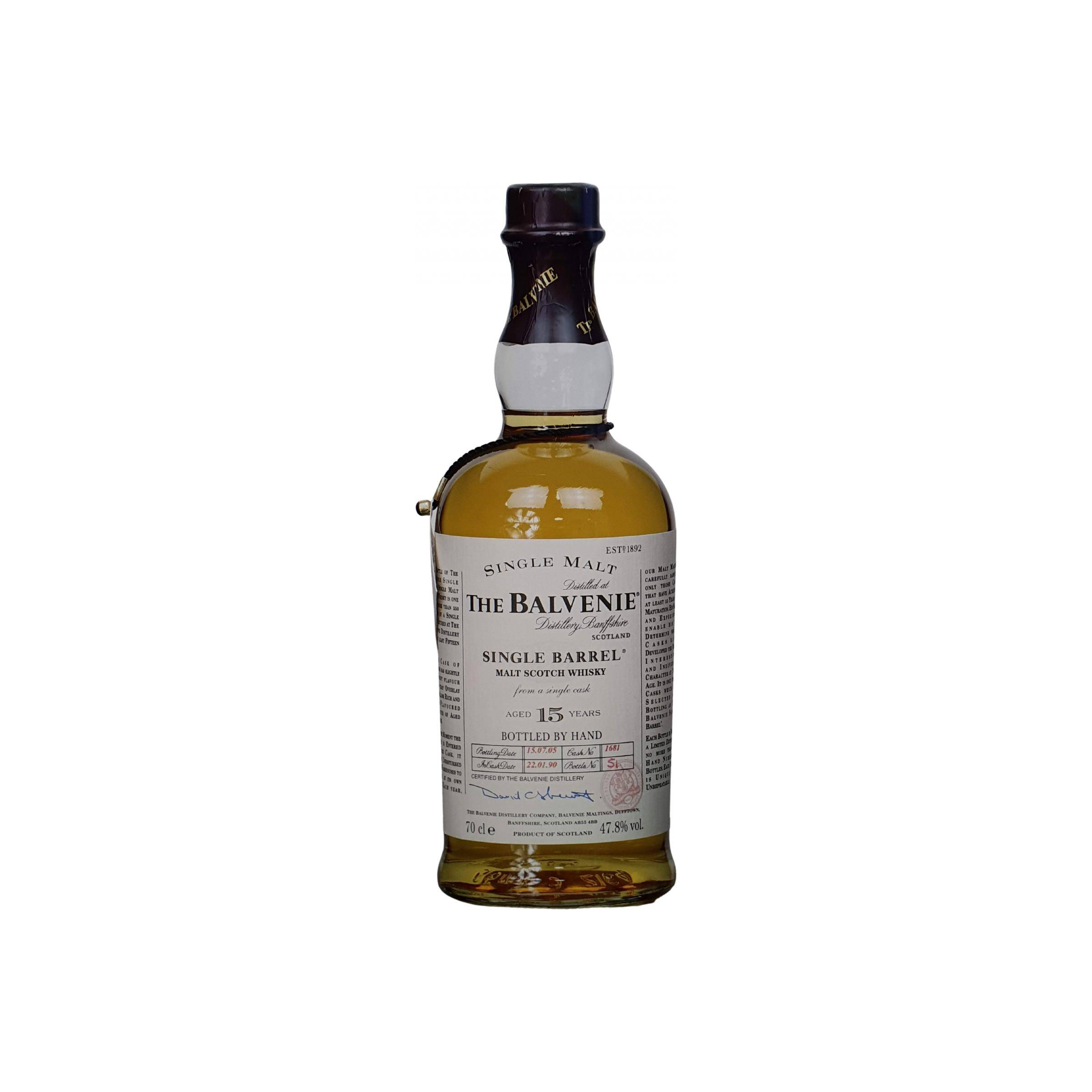 The Balvenie Single Cask 1990 15 Years Single Malt Whisky