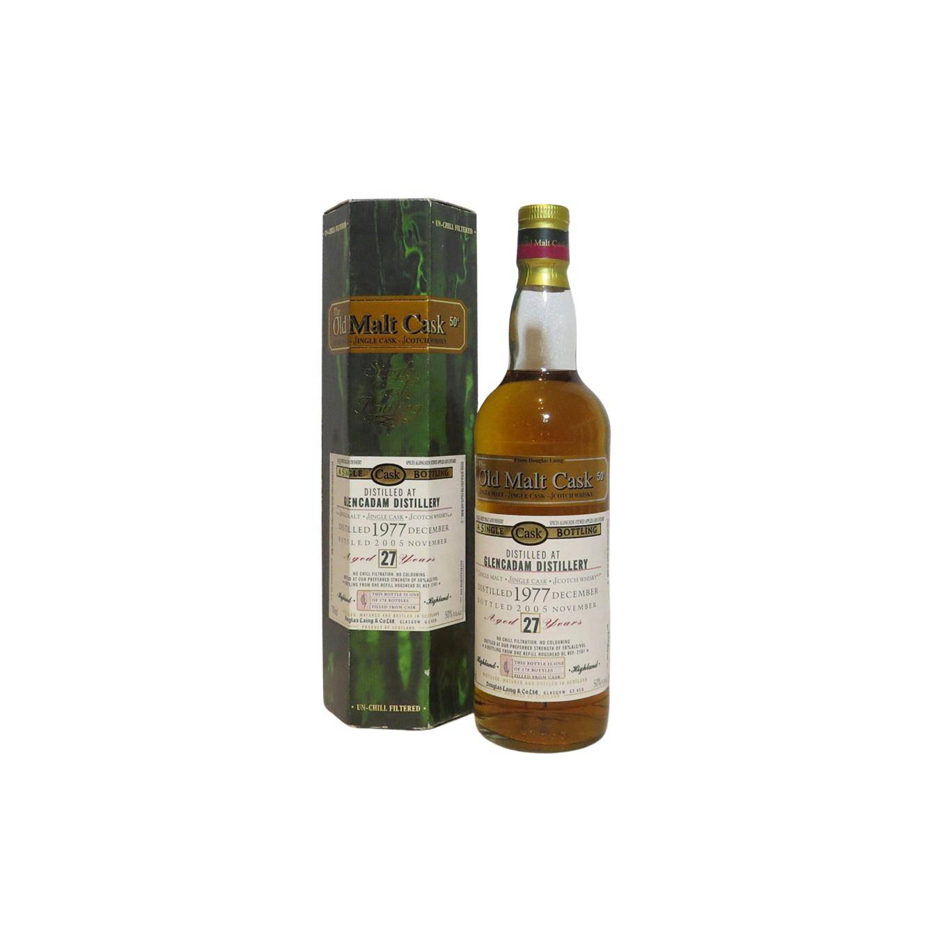 Glencadam Old Malt Cask 1977 27 Years Single Malt Whisky