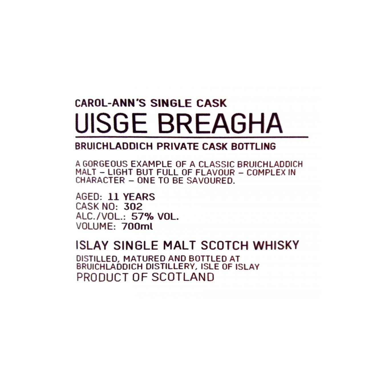 Bruichladdich 11 Years Single Malt Whisky 3