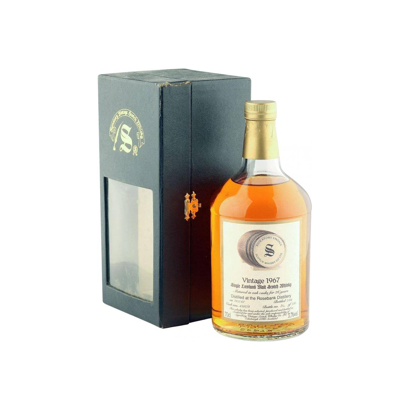 Rosebank Vintage Collection - Dumpy 1967 26 Years Single Malt Whisky