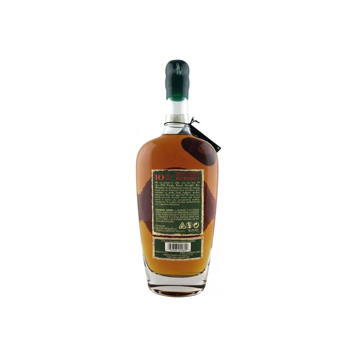Michter's 10 Years Rye Whisky 2
