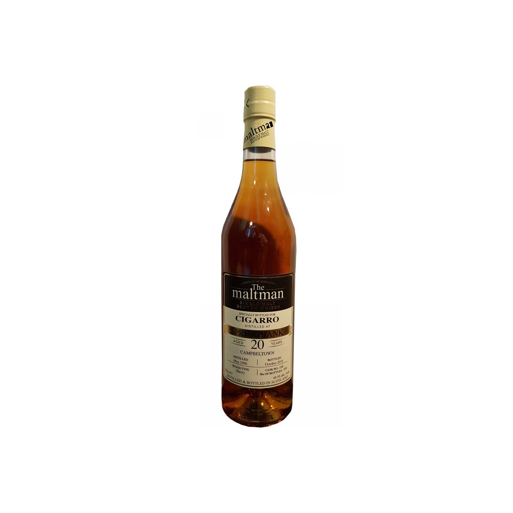 Springbank 1996 20 Years Single Malt Whisky