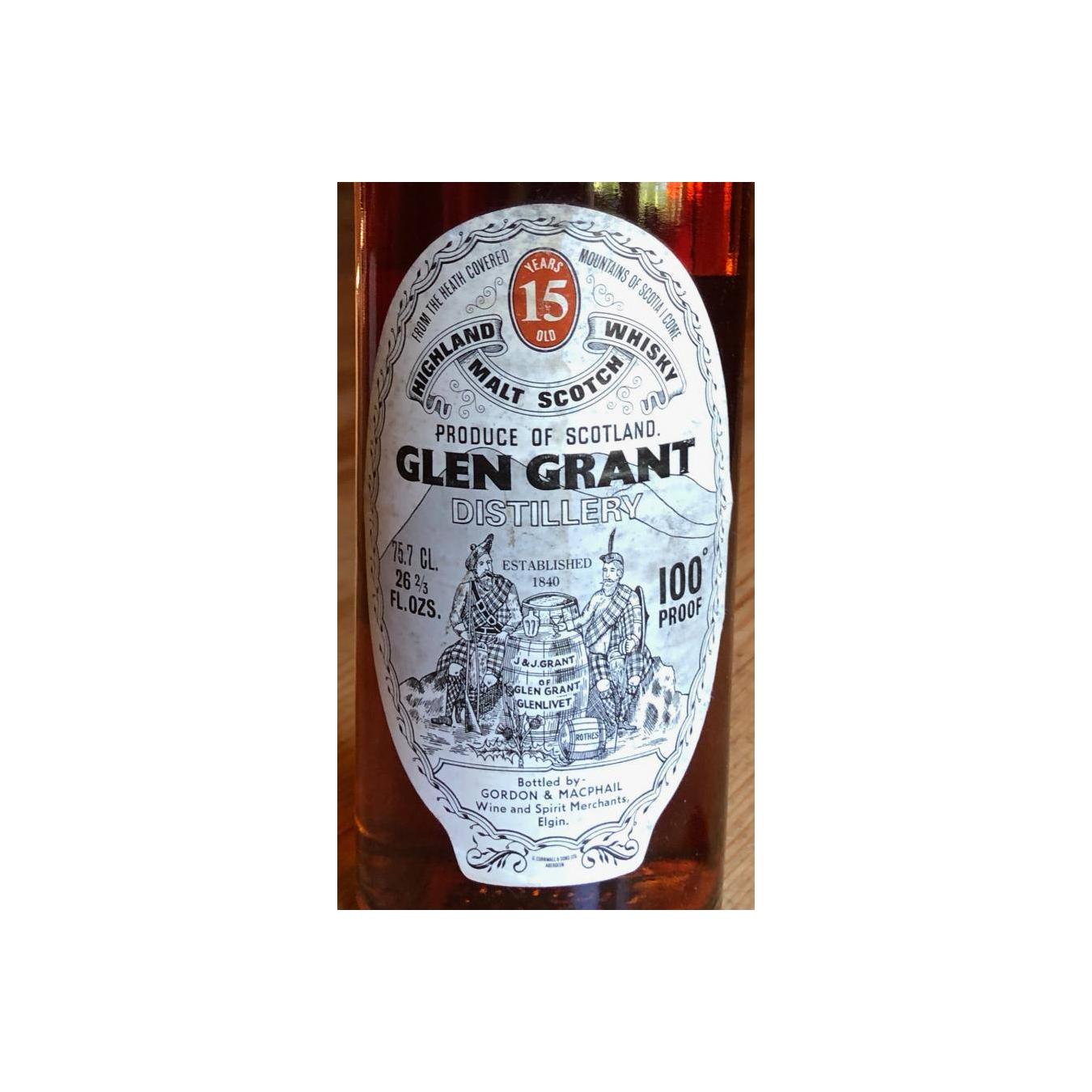 Glen Grant Licensed Bottling 15 Years Single Malt Whisky 2