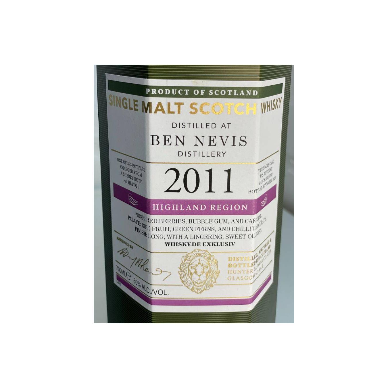 Ben Nevis Old Malt Cask 2011 9 Years Single Malt Whisky 3