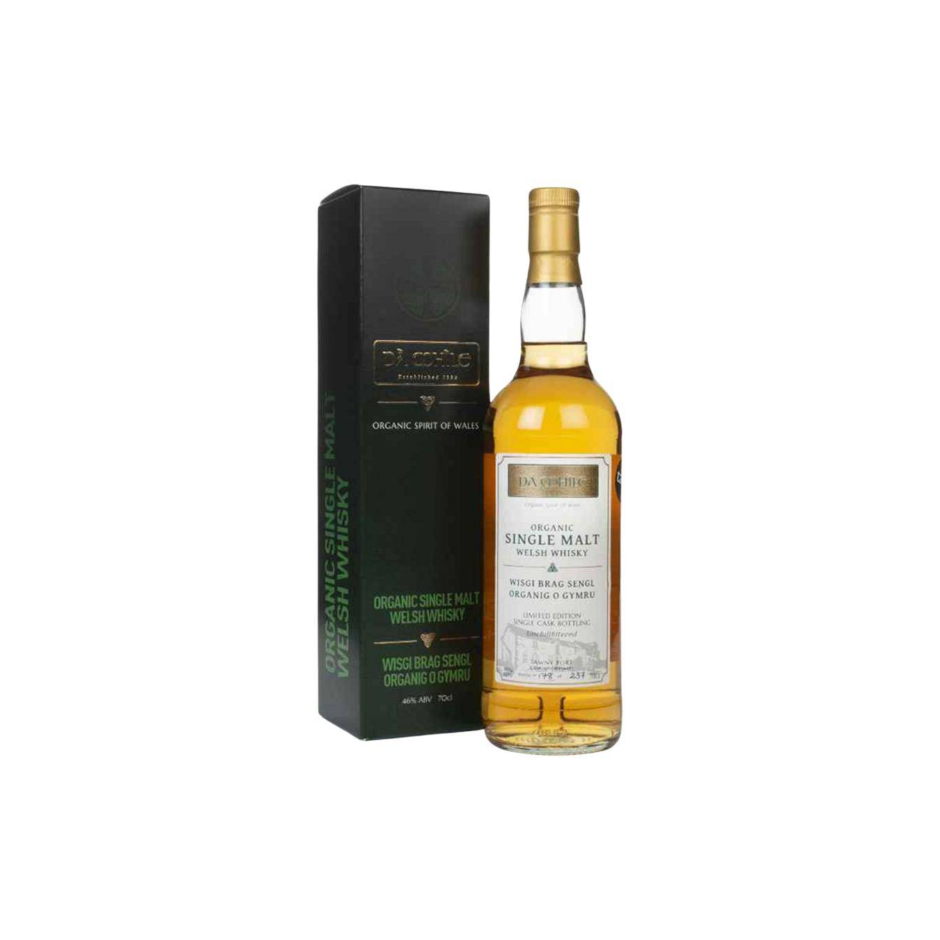 Dà Mhìle Organic Single Malt Welsh Whisky