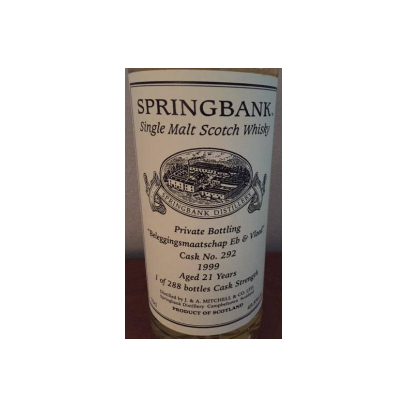 Springbank Private Bottling 1999 21 Years Single Malt Whisky 3