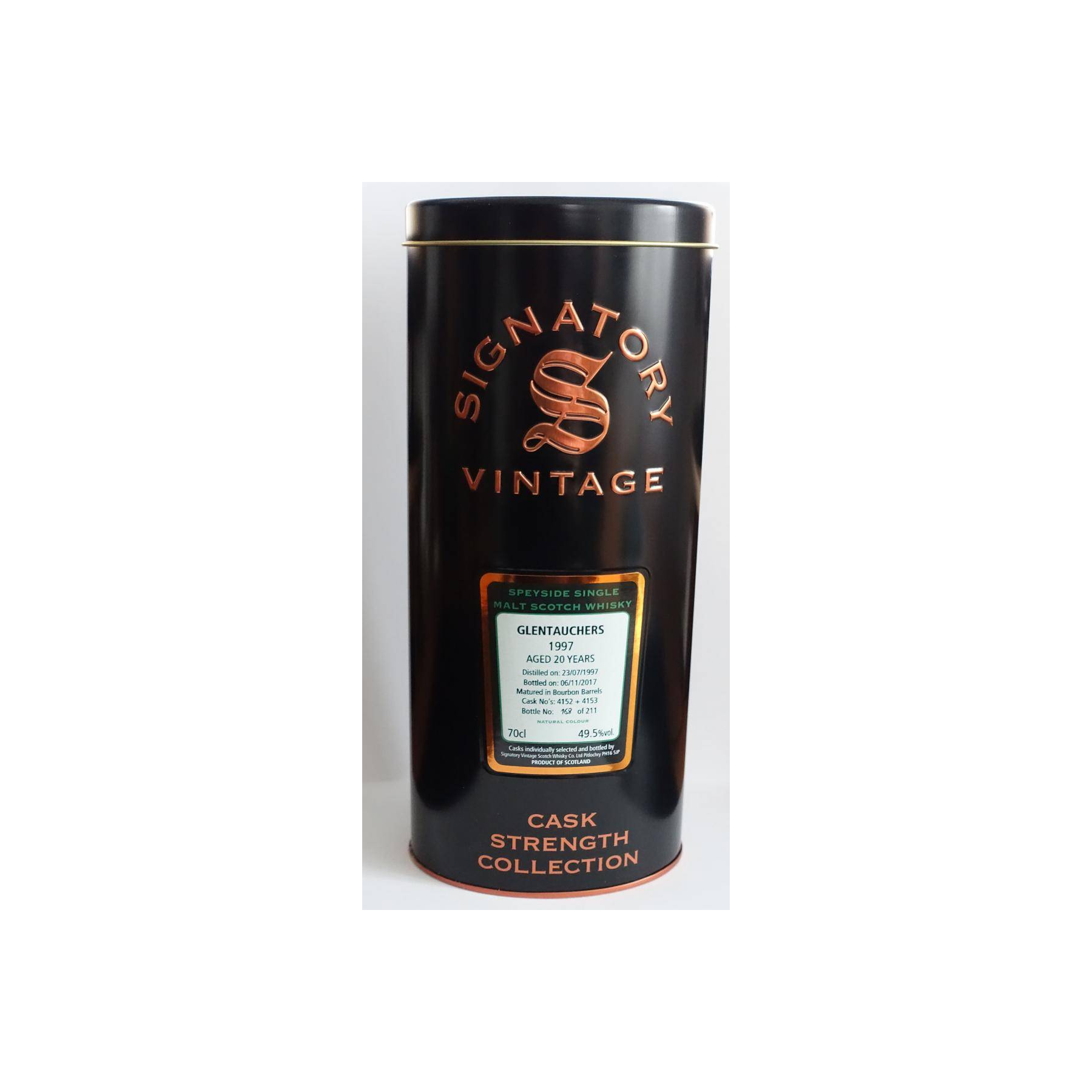 Glentauchers Cask Strength Collection 1997 20 Years Single Malt Whisky 2