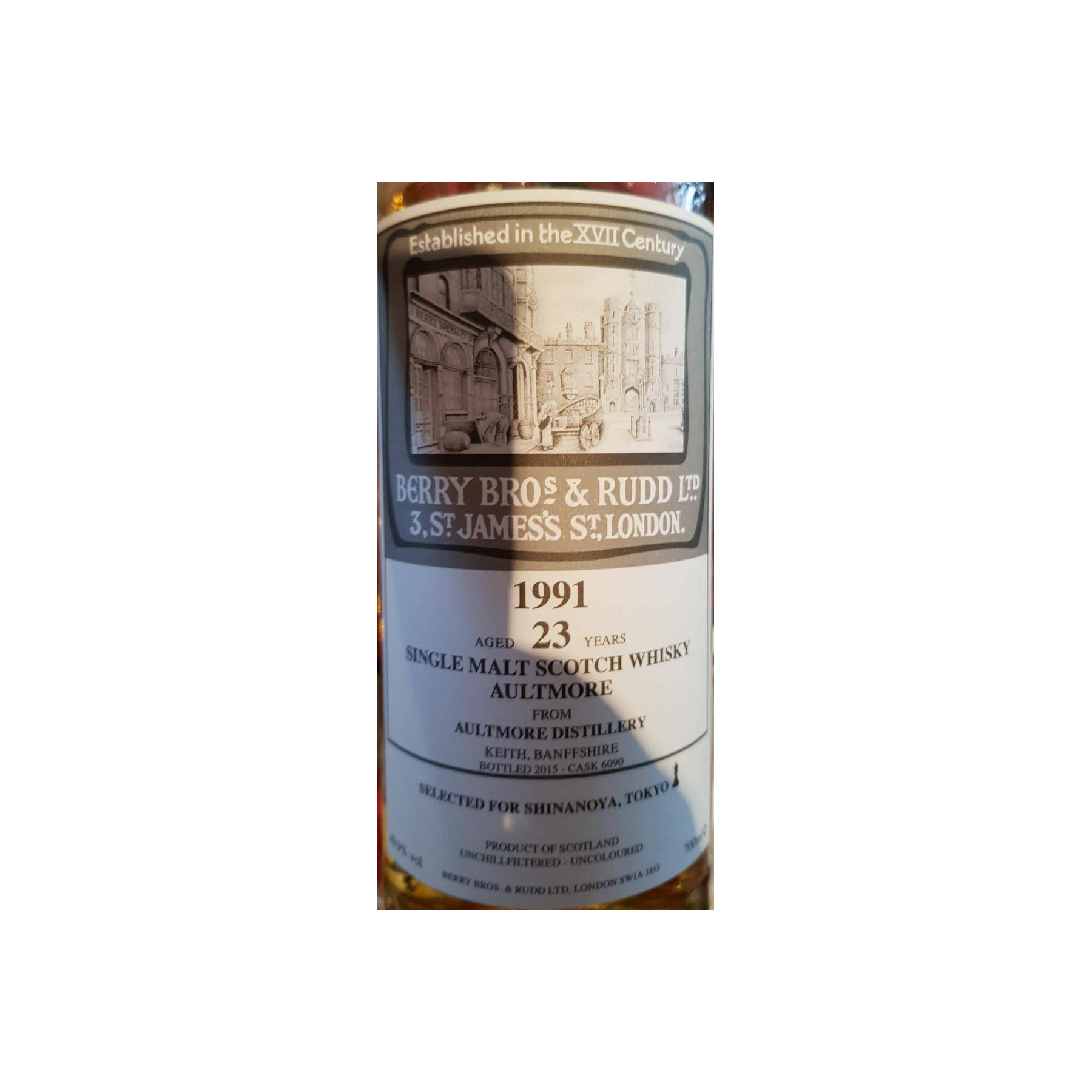 Aultmore 1991 23 Years Single Malt Whisky 2