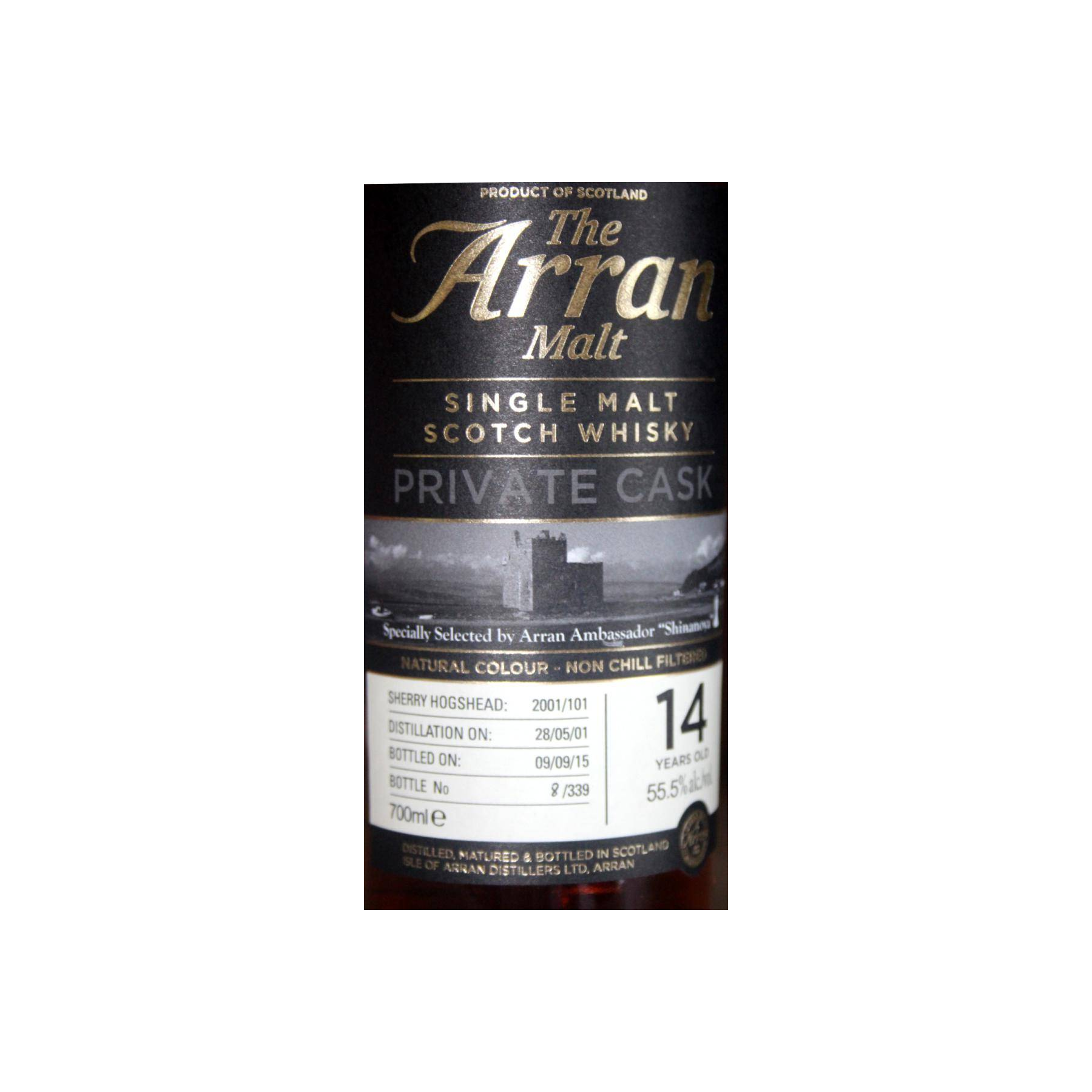 Arran Private Cask 2001 14 Years Single Malt Whisky 2