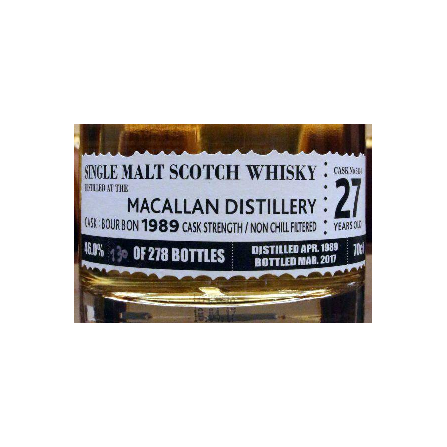 The Macallan 1989 27 Years Single Malt Whisky 2