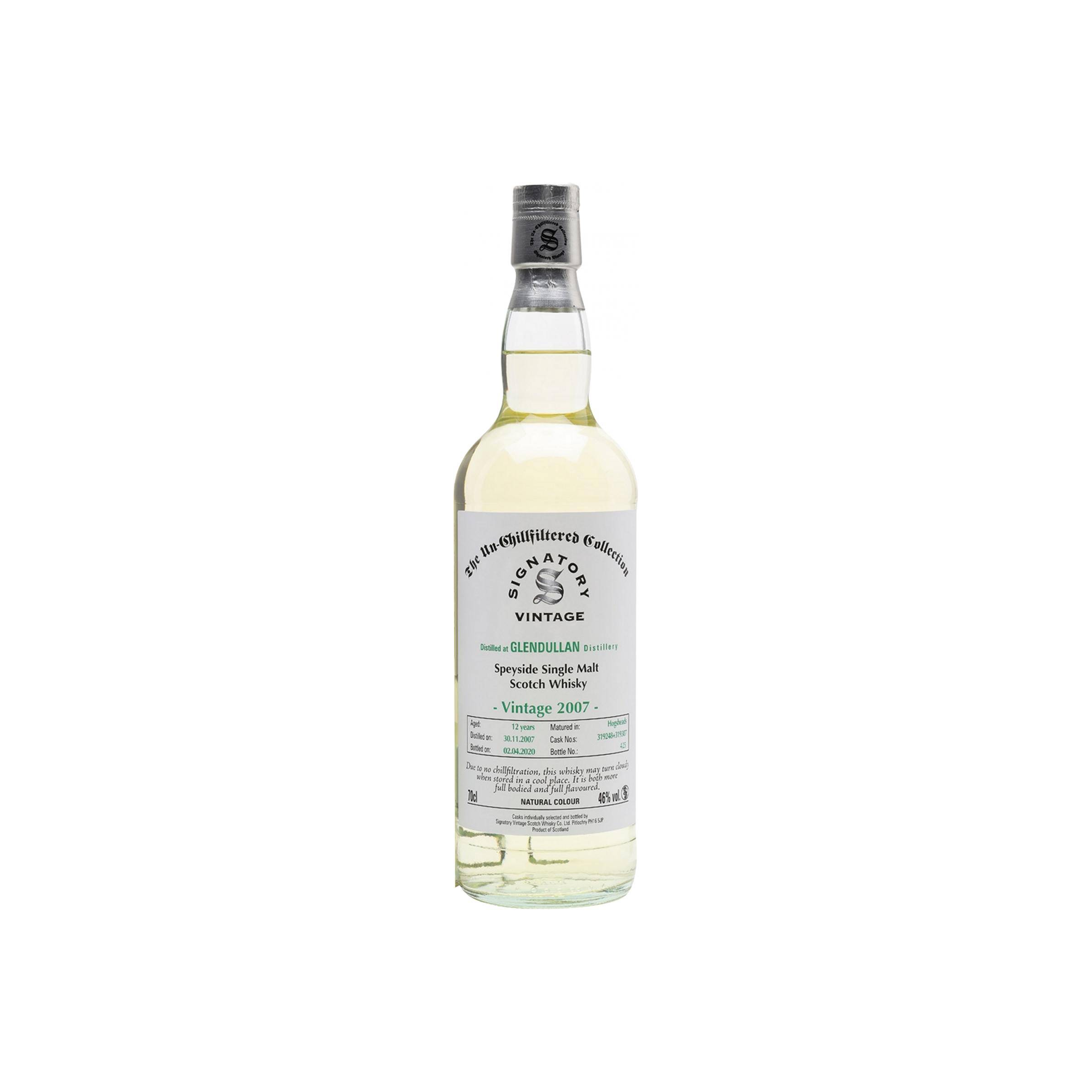 Glendullan The Un-Chillfiltered Collection 2007 12 Years Single Malt Whisky