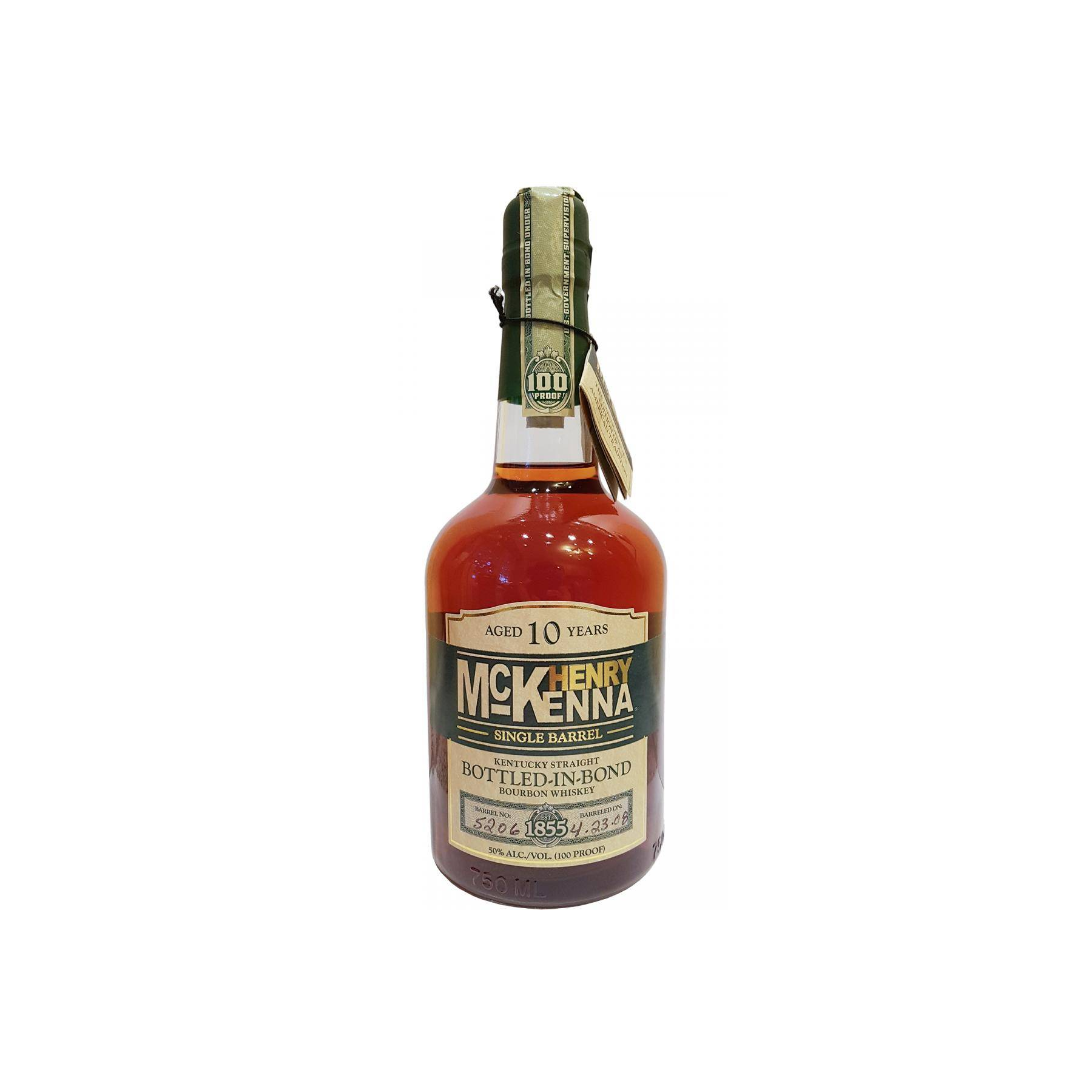 Henry McKenna Single Cask 2008 10 Years Bourbon Whisky