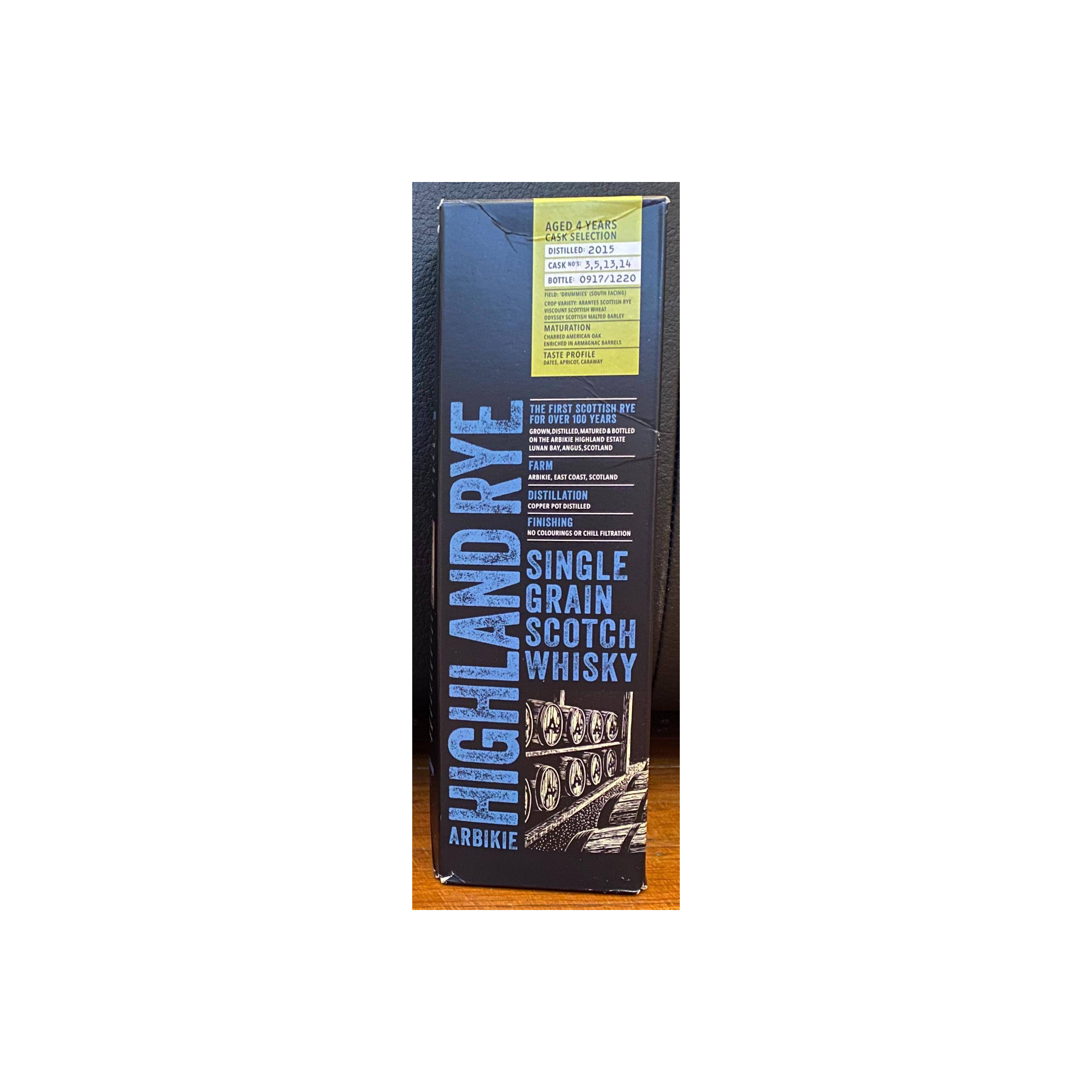 Arbikie 2015 4 Years Single Grain Whisky 3