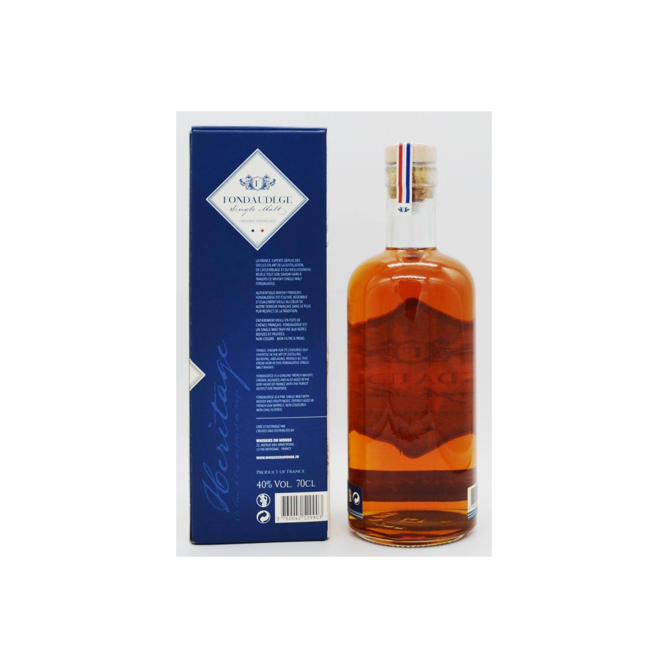 Single Malt Whisky Fondaudège Héritage 3
