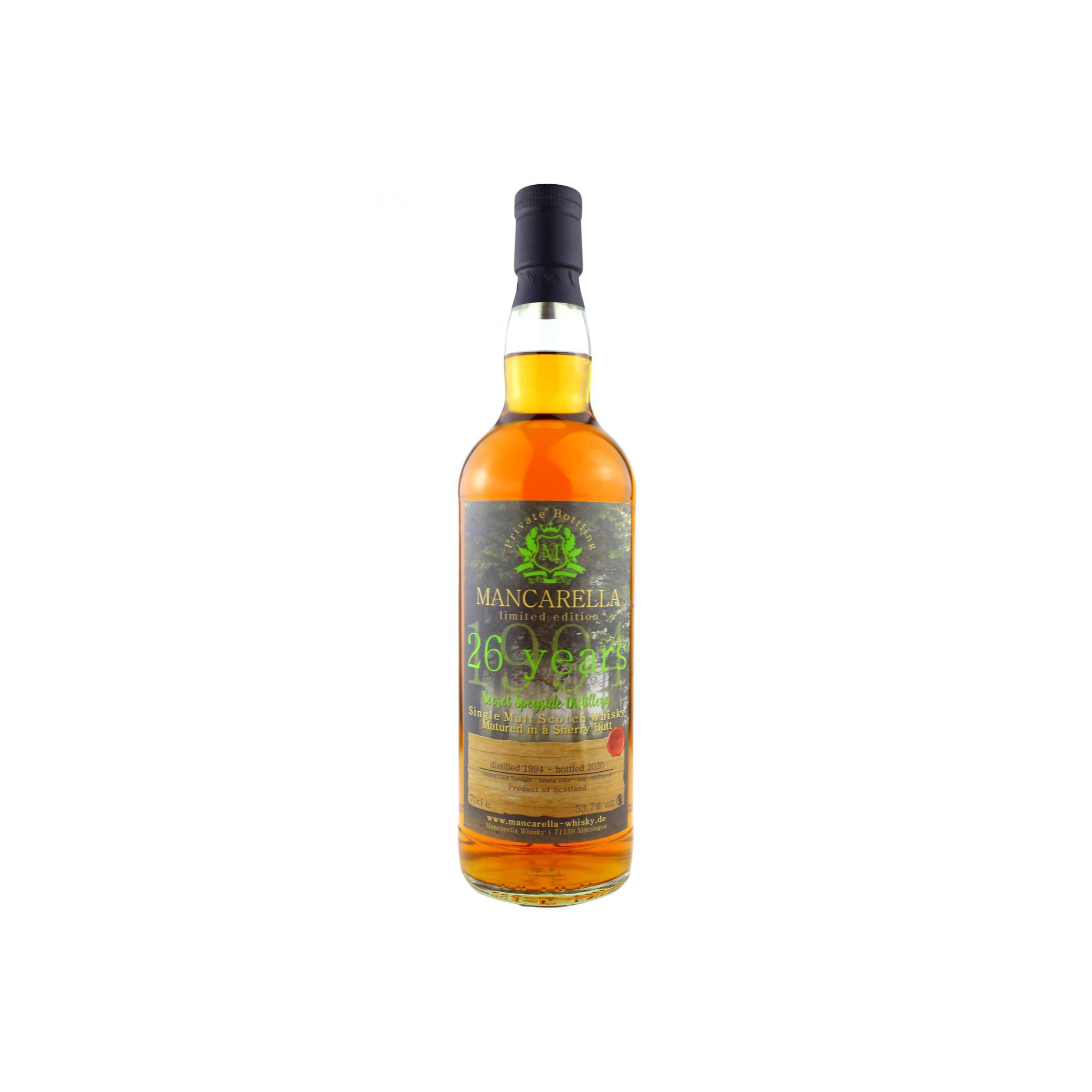 Secret Speyside Distillery 1994 Ma