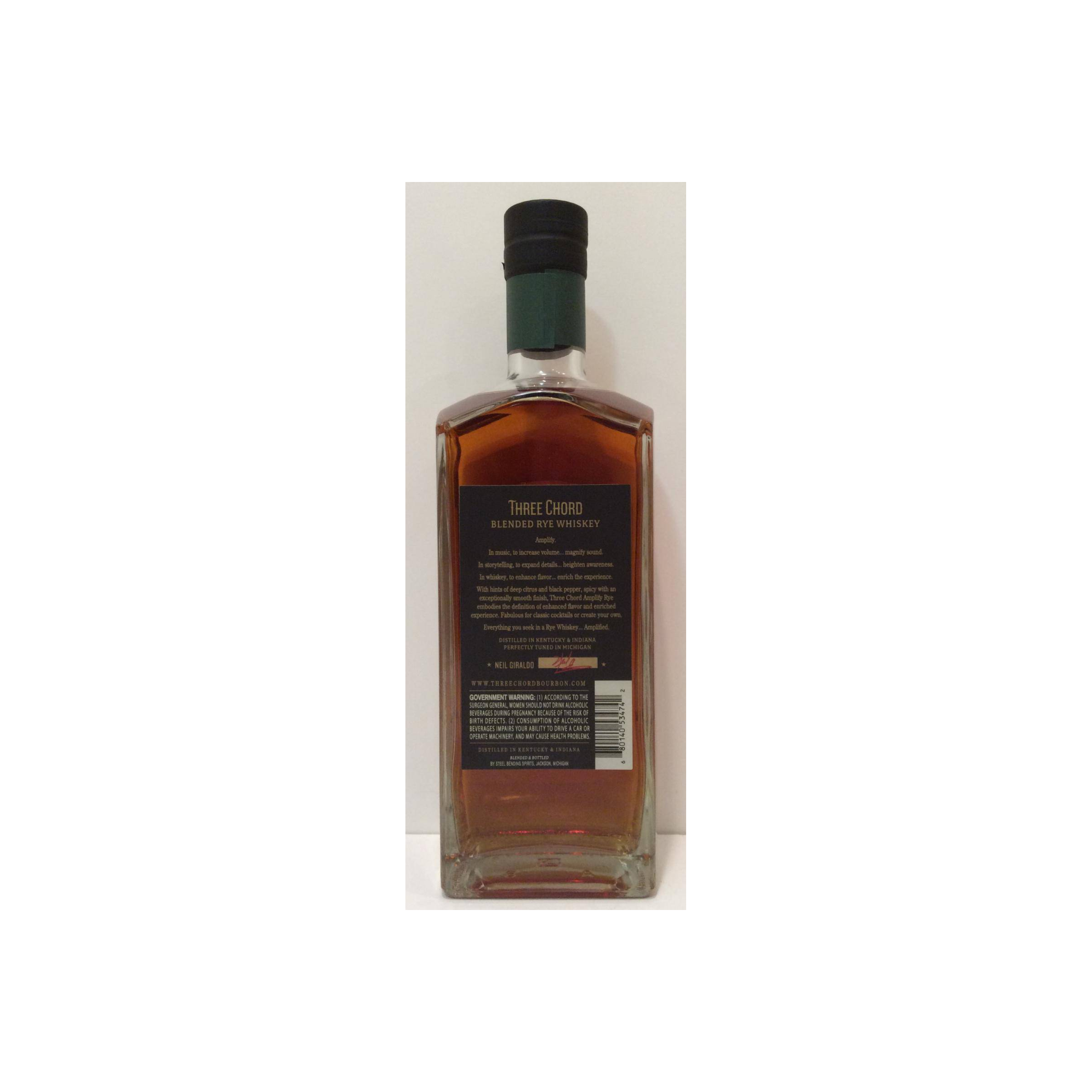 Three Chord Amplify Rye Whiskey 2